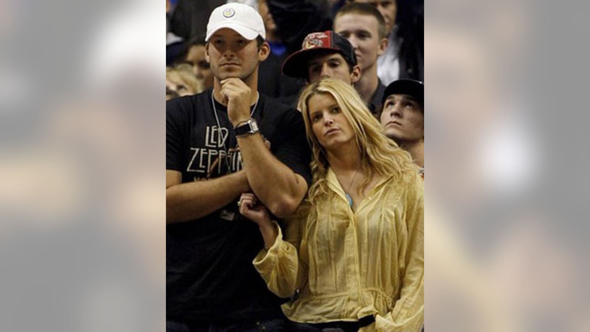 Tony Romo and Jessica Simpson