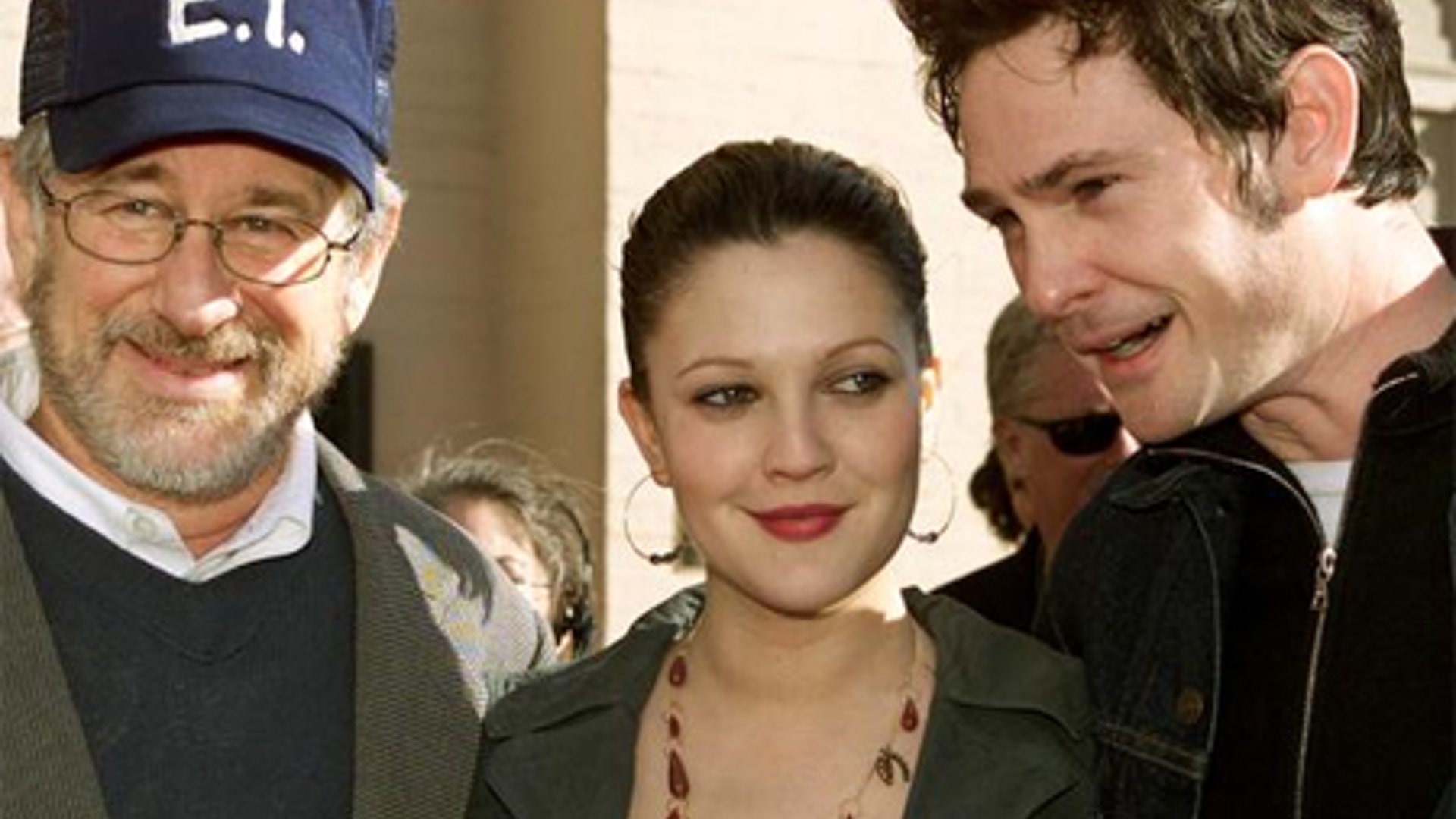 Drew Barrymore, Henry Thomas, and Steven Spielberg