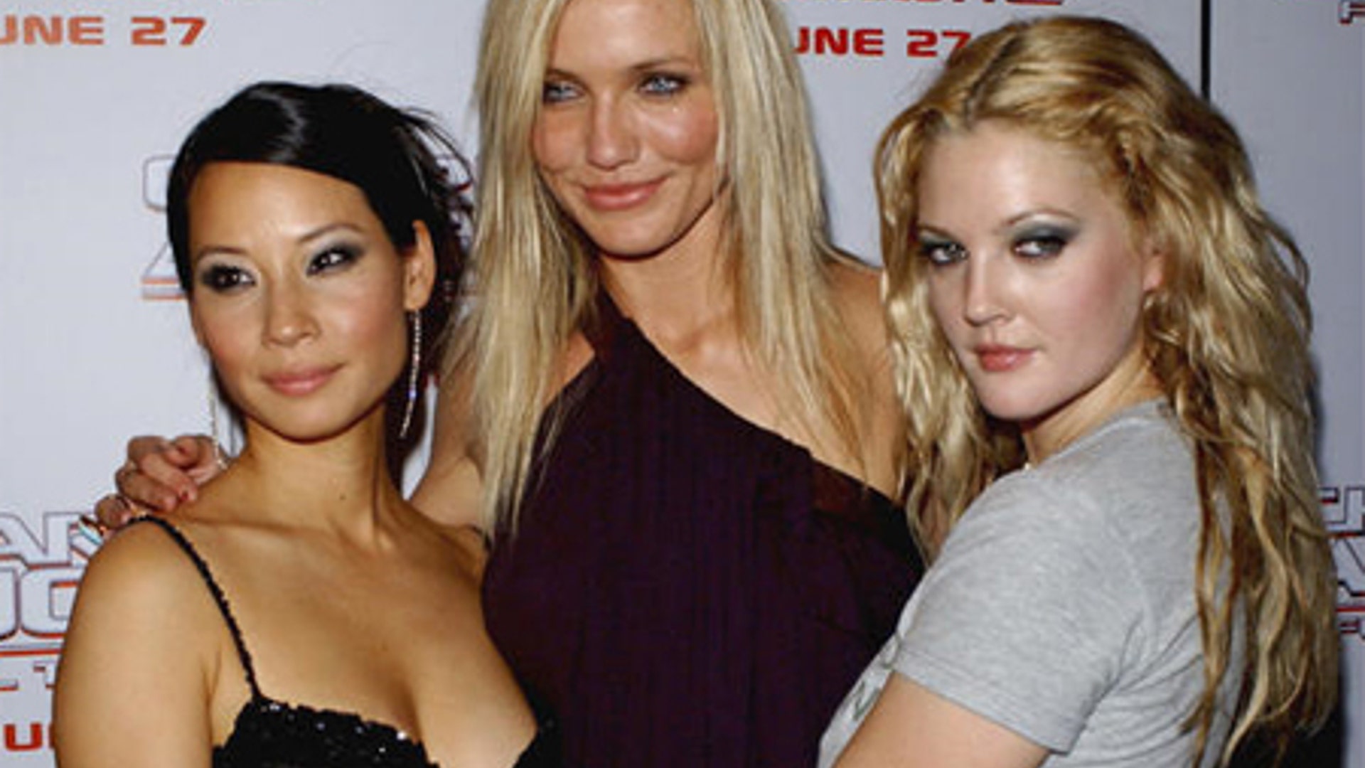 Drew Barrymore, Cameron Diaz, and Lucy Liu