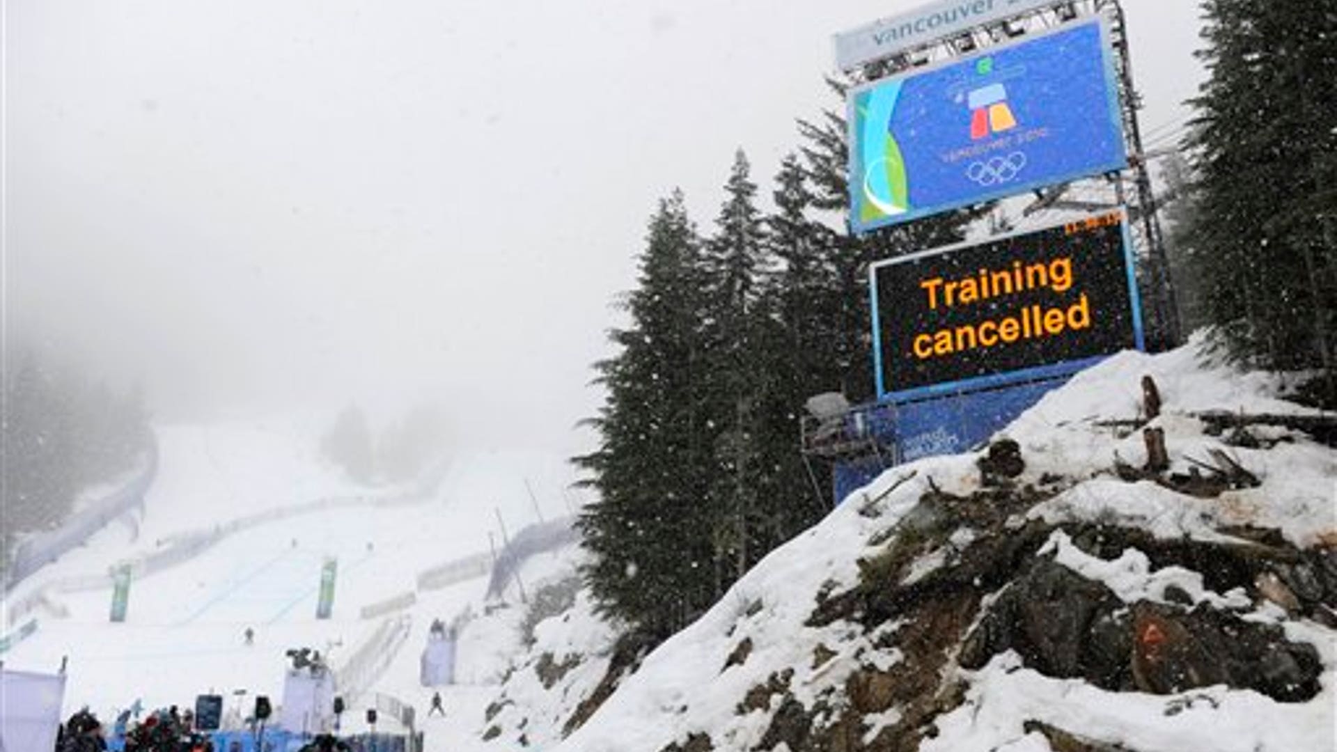 Weather Stalls Olympic Events