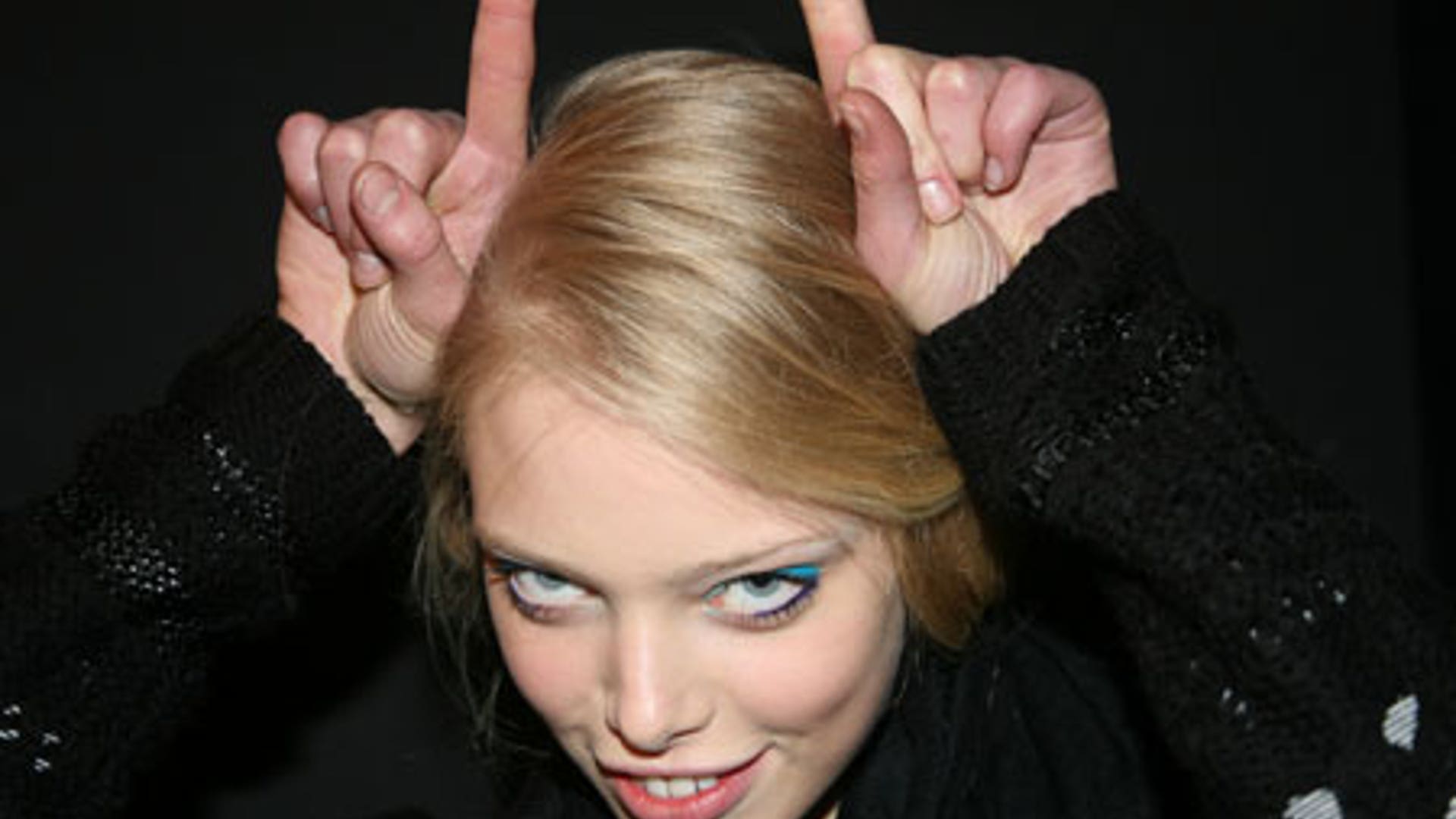 Backstage at Fashion Week