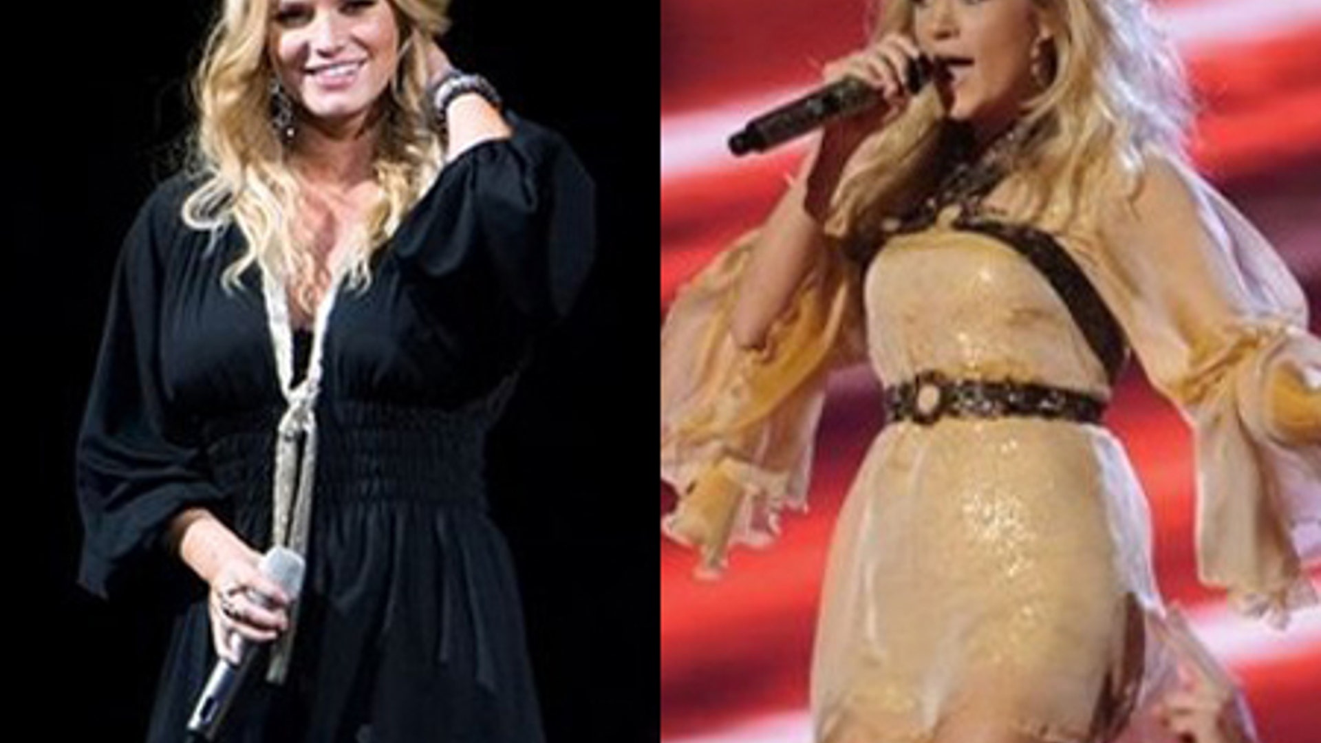 Jessica Simspon and Carrie Underwood