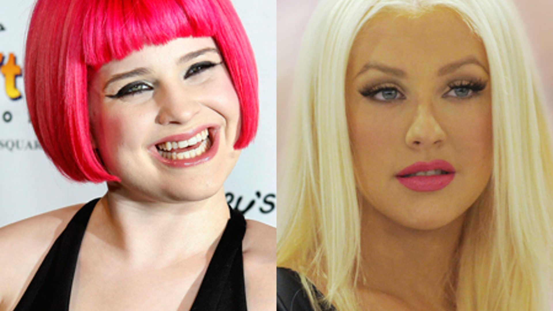 Kelly Osbourne and Christina Aguilera