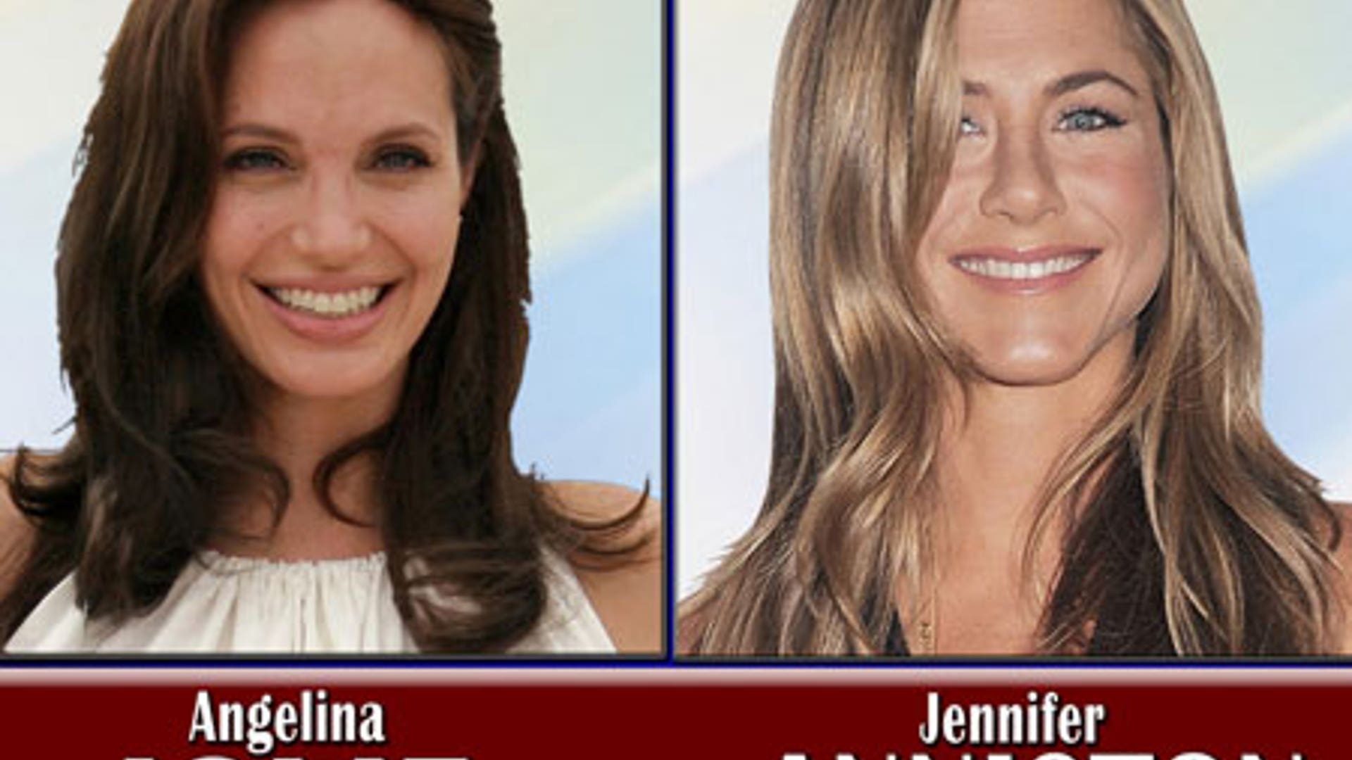 Jennifer Aniston and Angelina Jolie