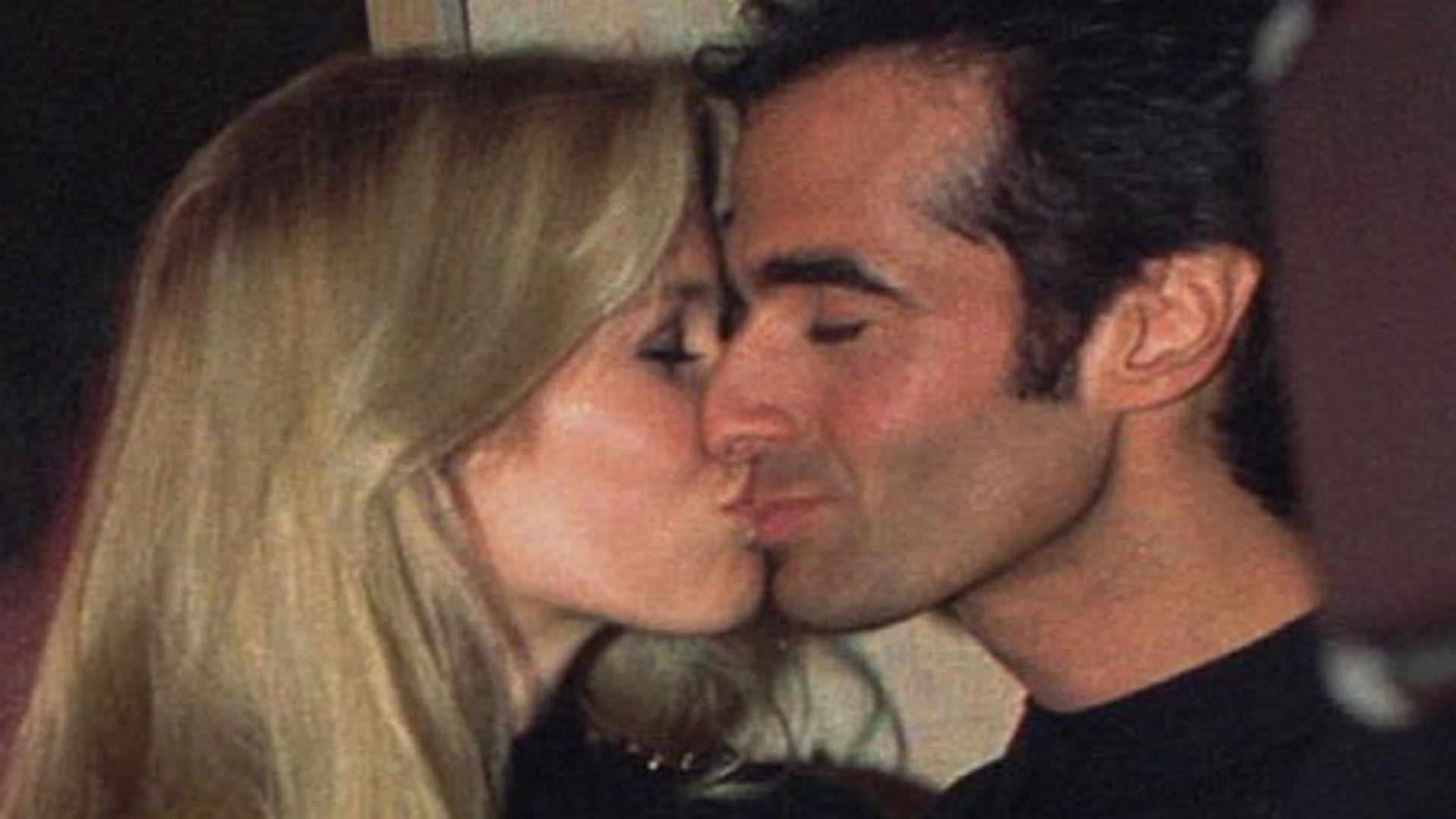Claudia Schiffer and David Copperfield