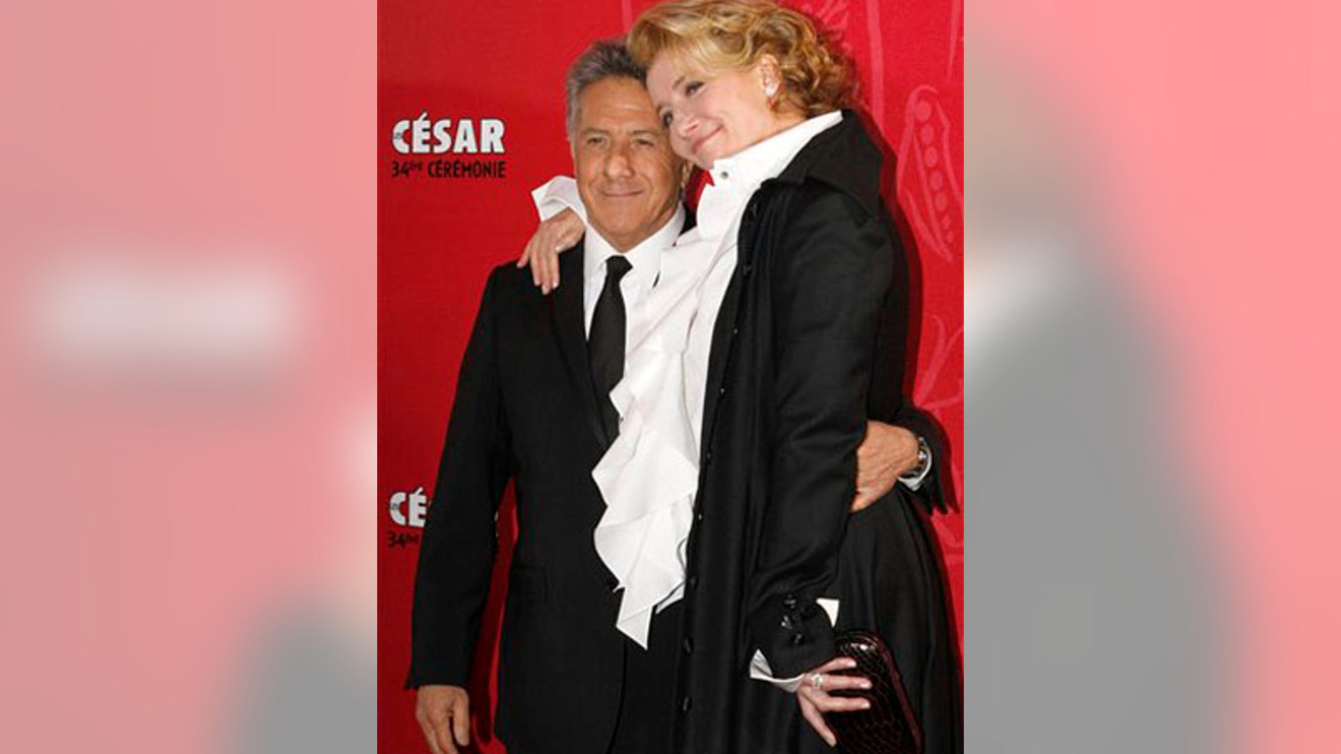 Dustin Hoffman and Emma Thomson