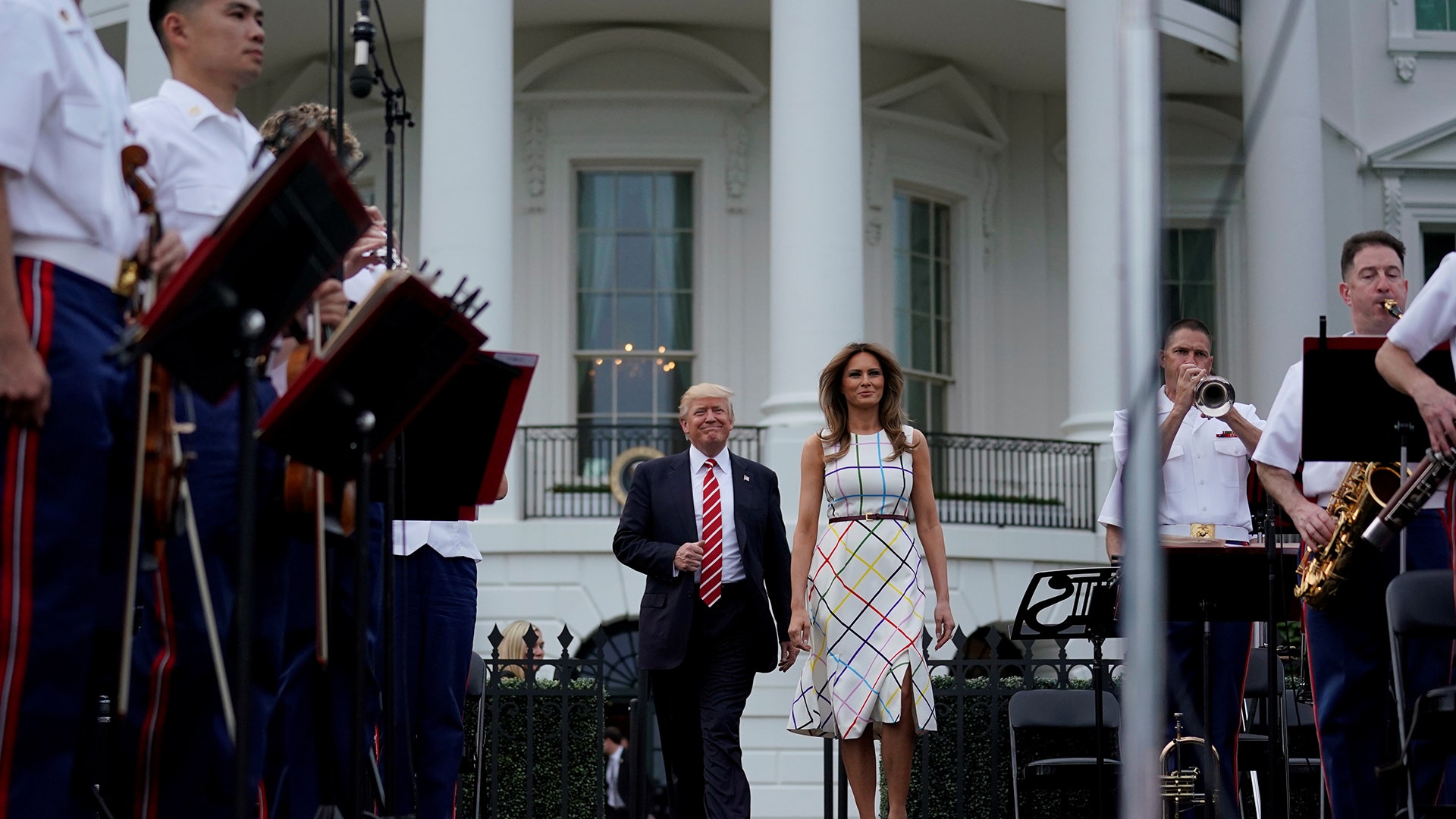U.S. President Donald Trump and First Lady Melania Trump host a Congressional Picnic at the White House