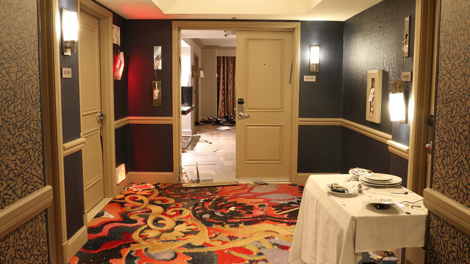 View from 100 hallway towards room 32-13