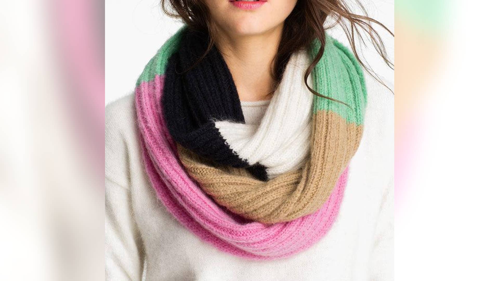 Juicy Couture Colorblock Infinity Scarf