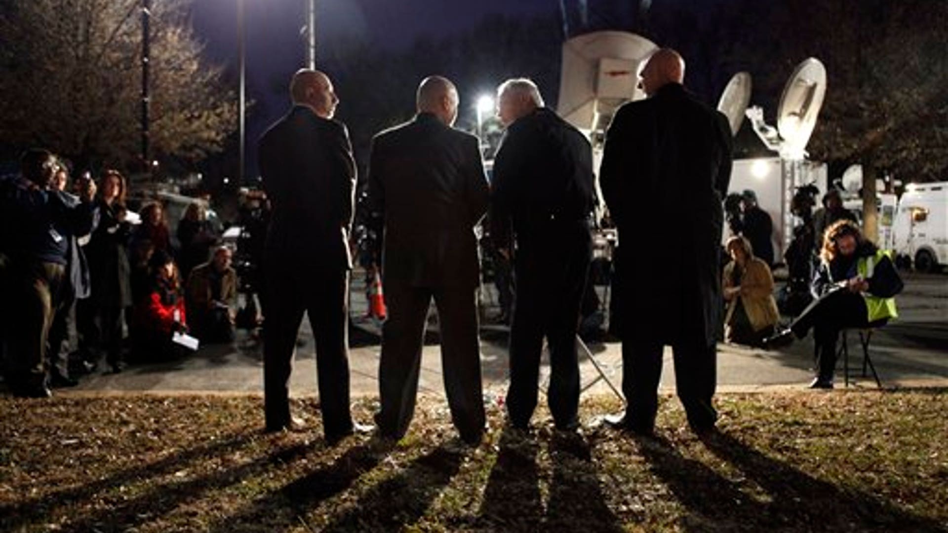 Pentagon Police  Address the Media