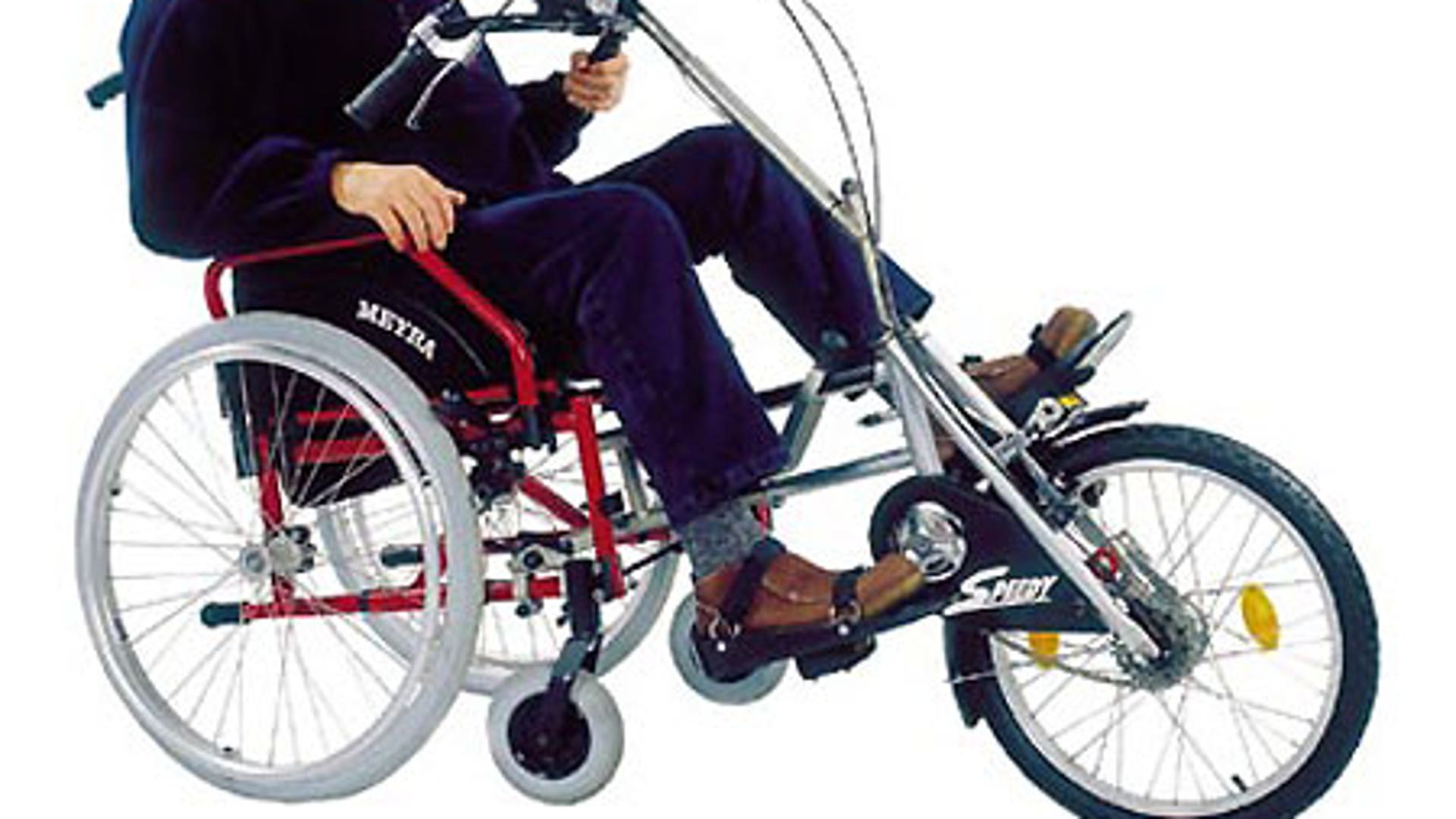 Инвалидная коляска с педалями