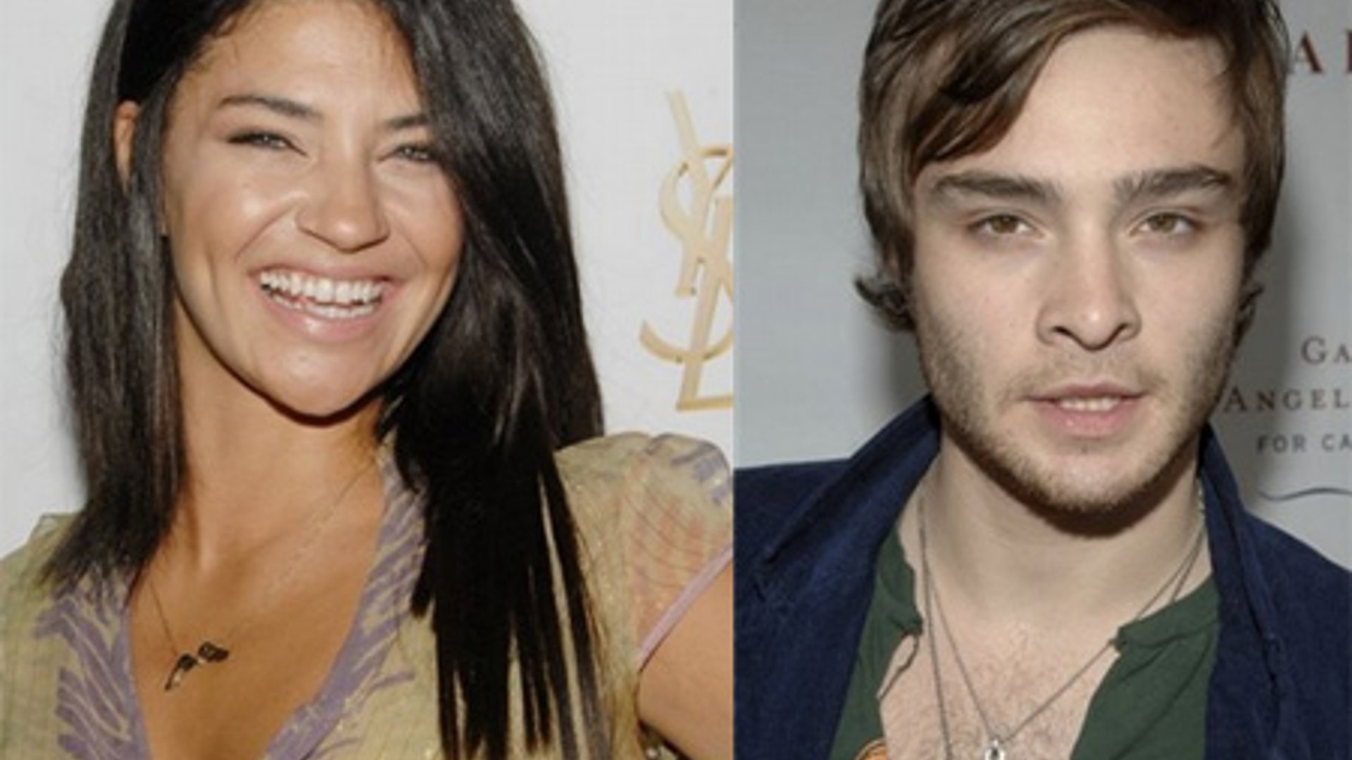 Ed Westwick and Jessica Szohr