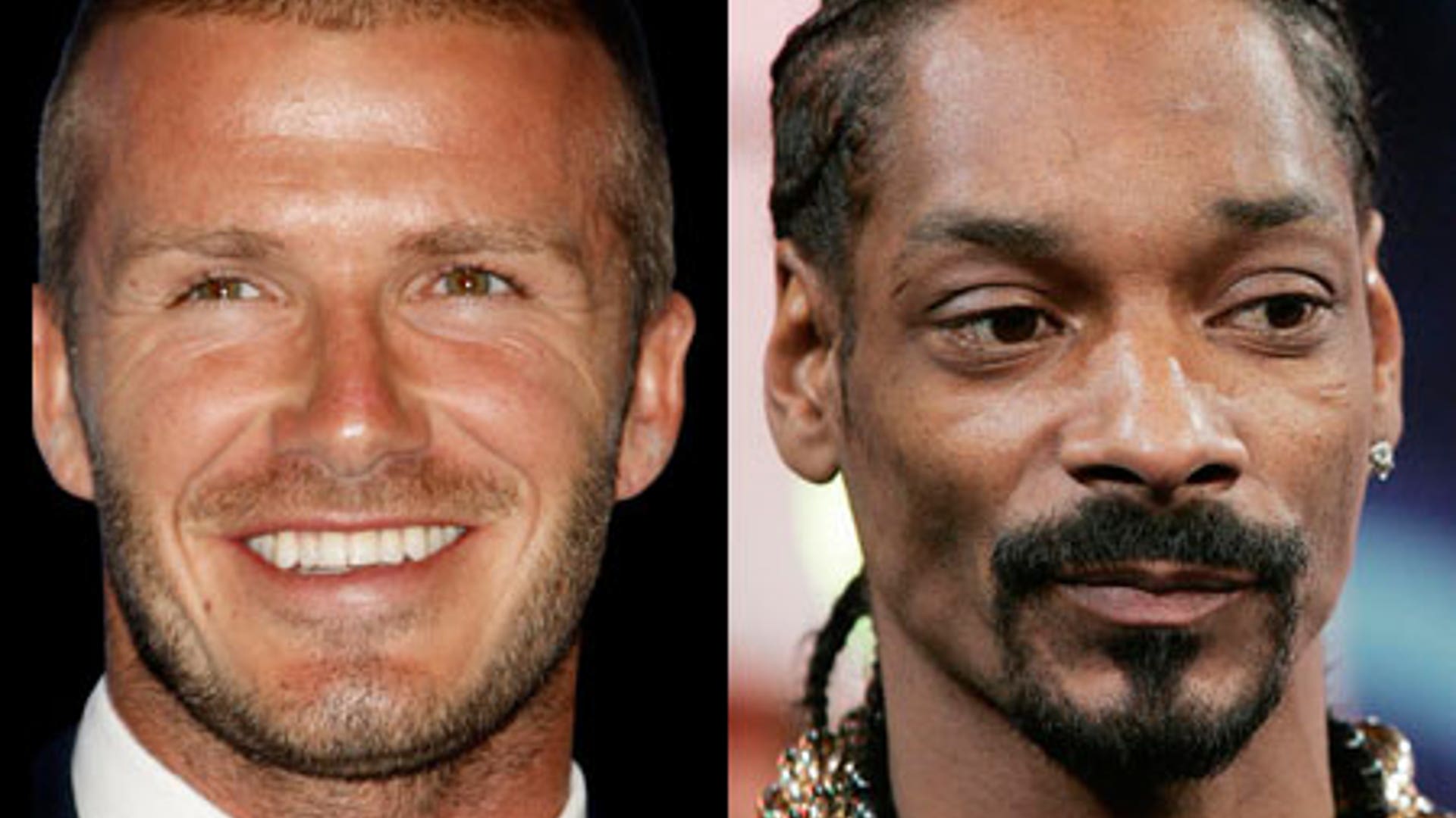 David Beckham and Snoog Dog