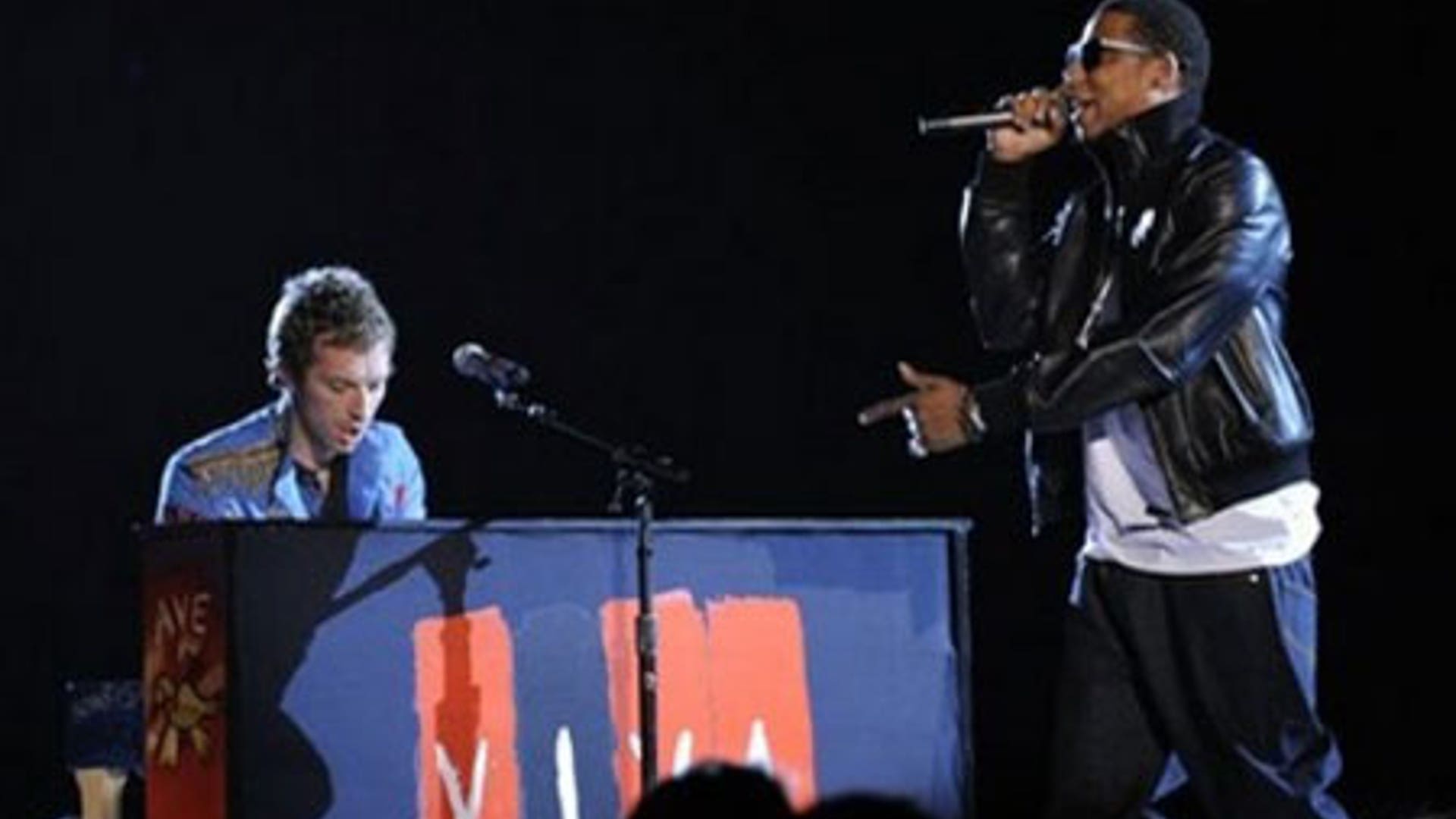 Chris Martin and Jay-Z