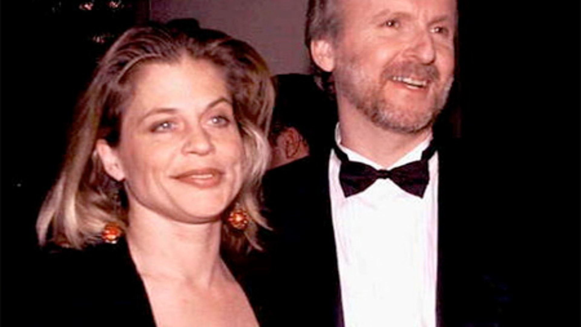James Cameron and Linda Hamilton