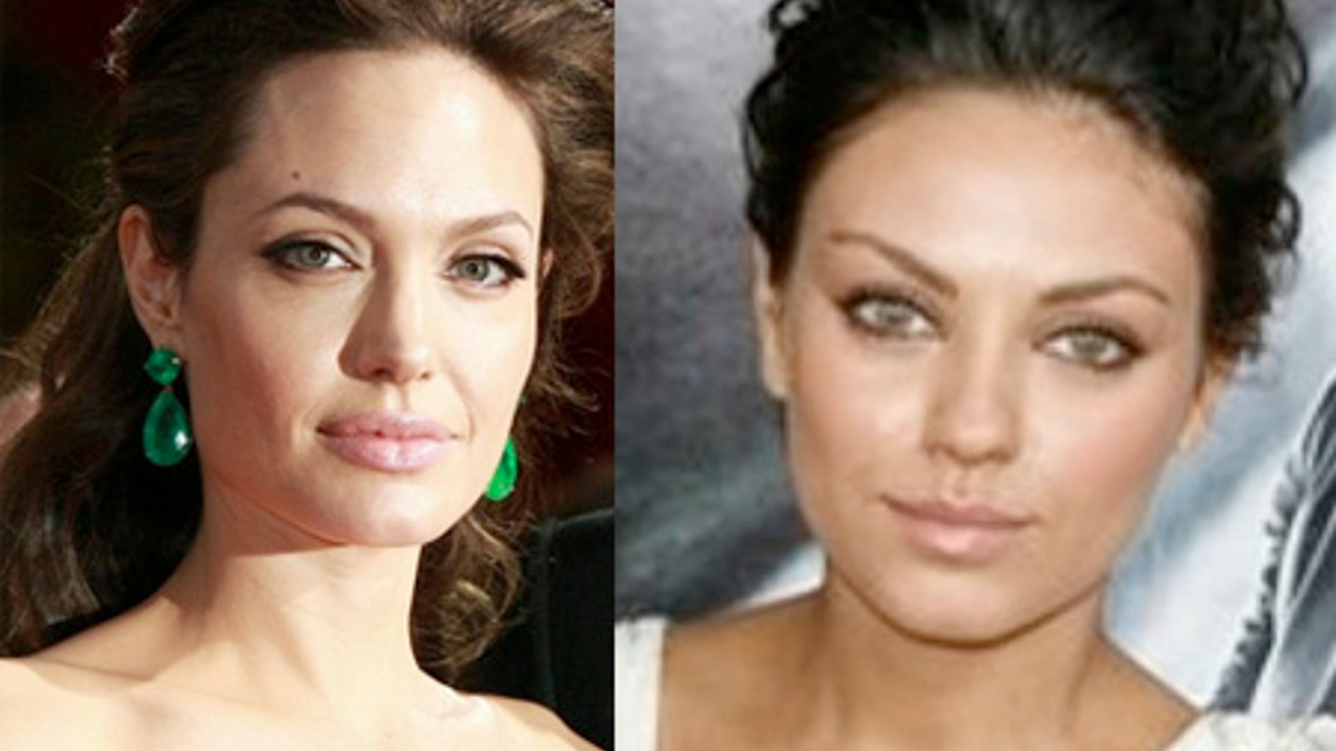 Angelina Jolie and Mila Kunis