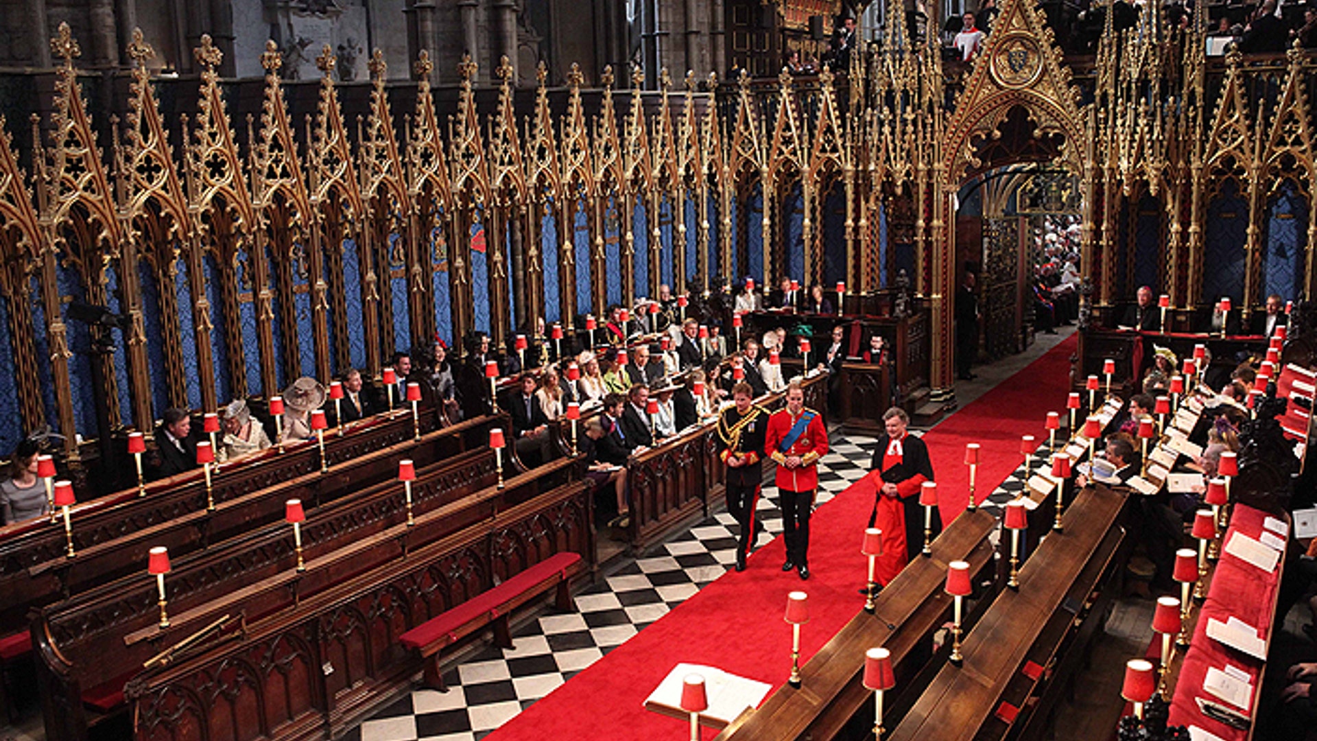 Royal Wedding Wills Harry in Abbey