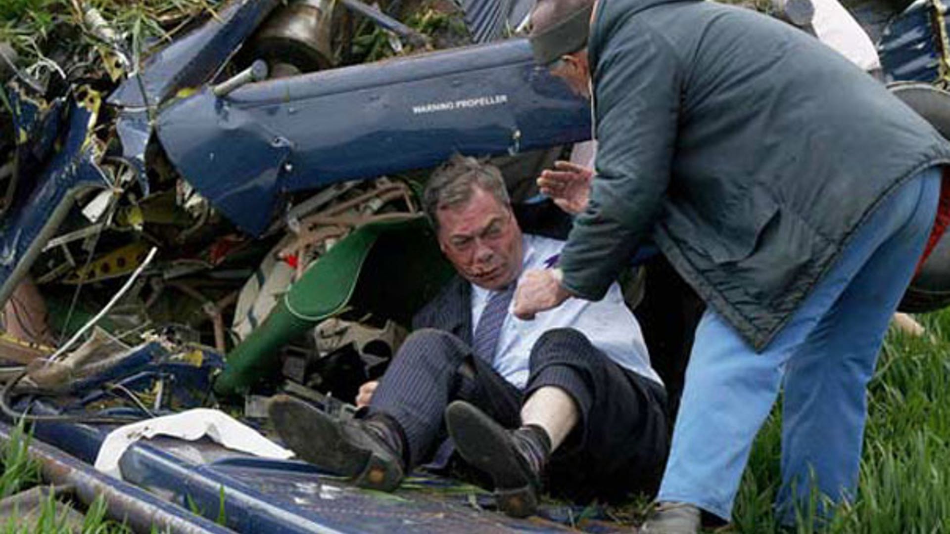 Nigel Farage Plane Crash