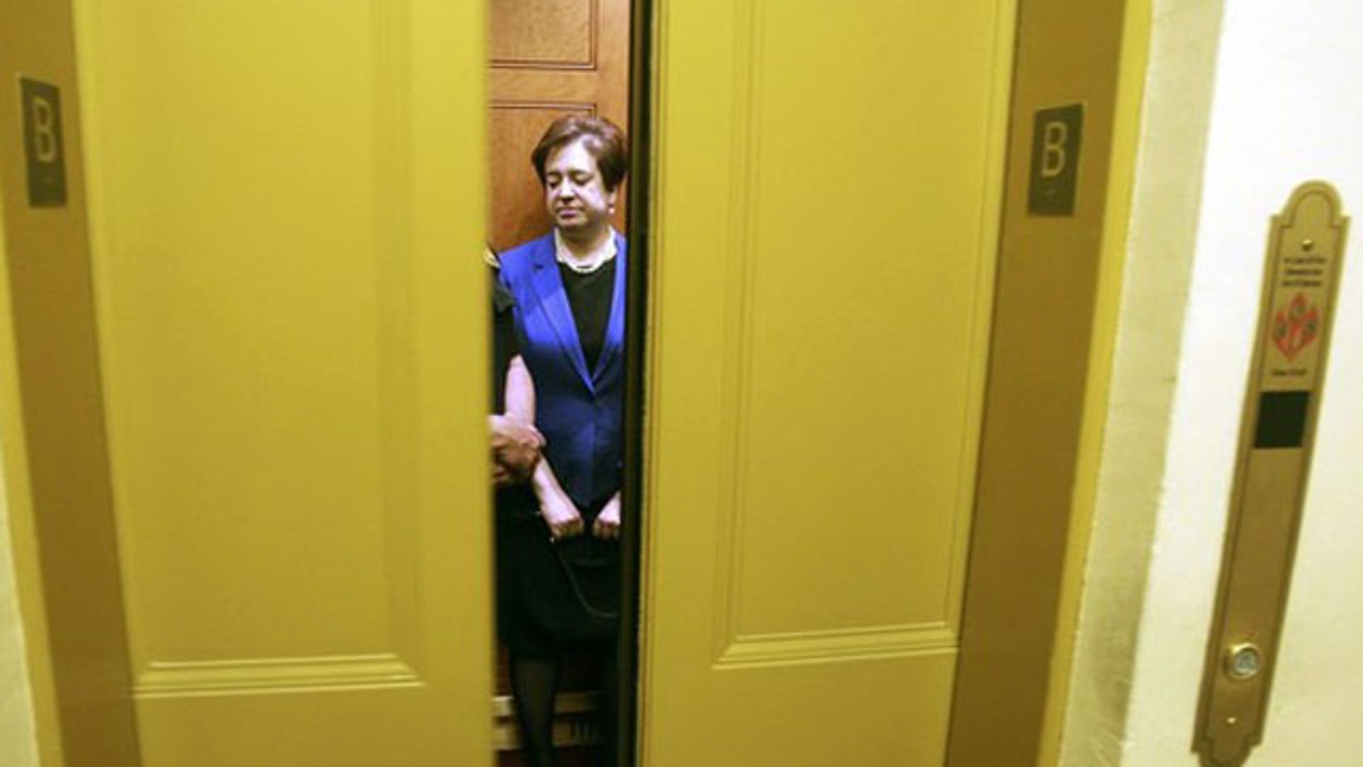 Elena Kagan Arrives