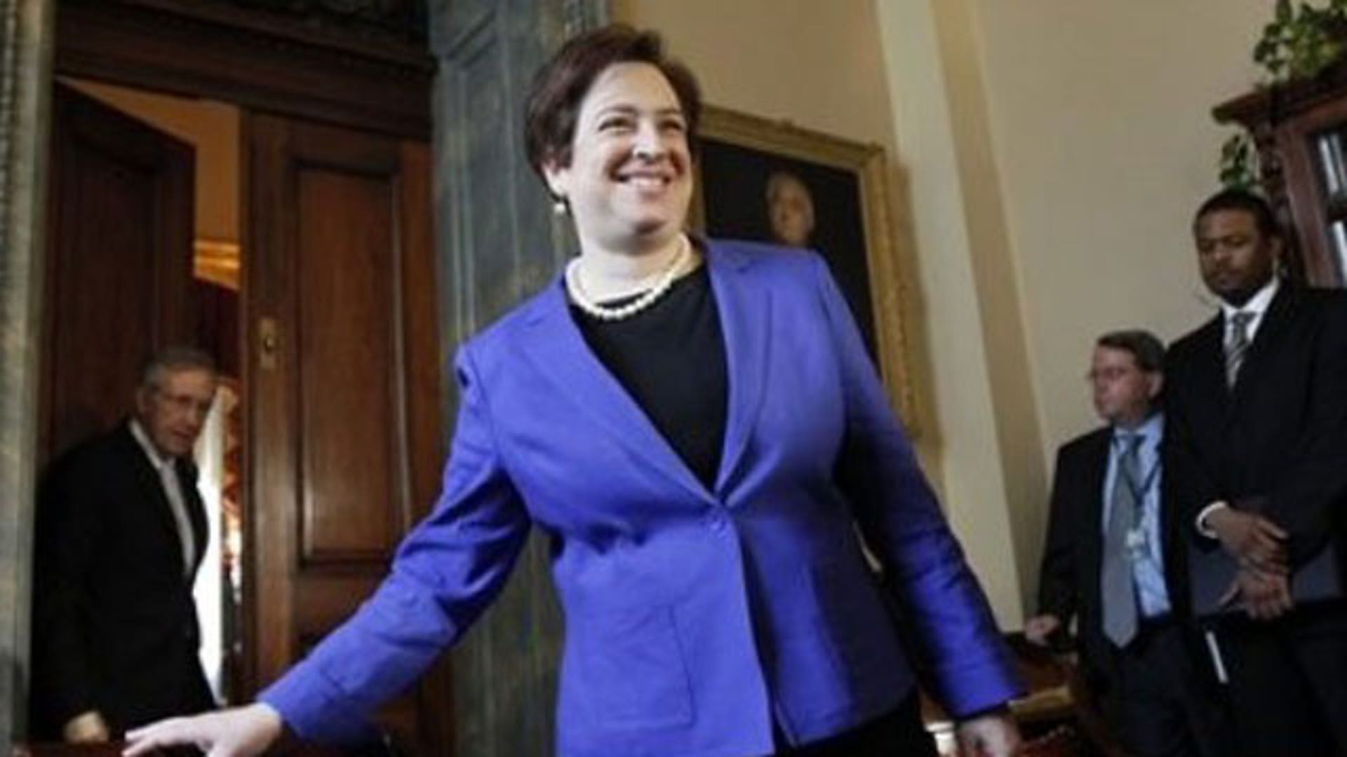 Elena Kagan Arrives