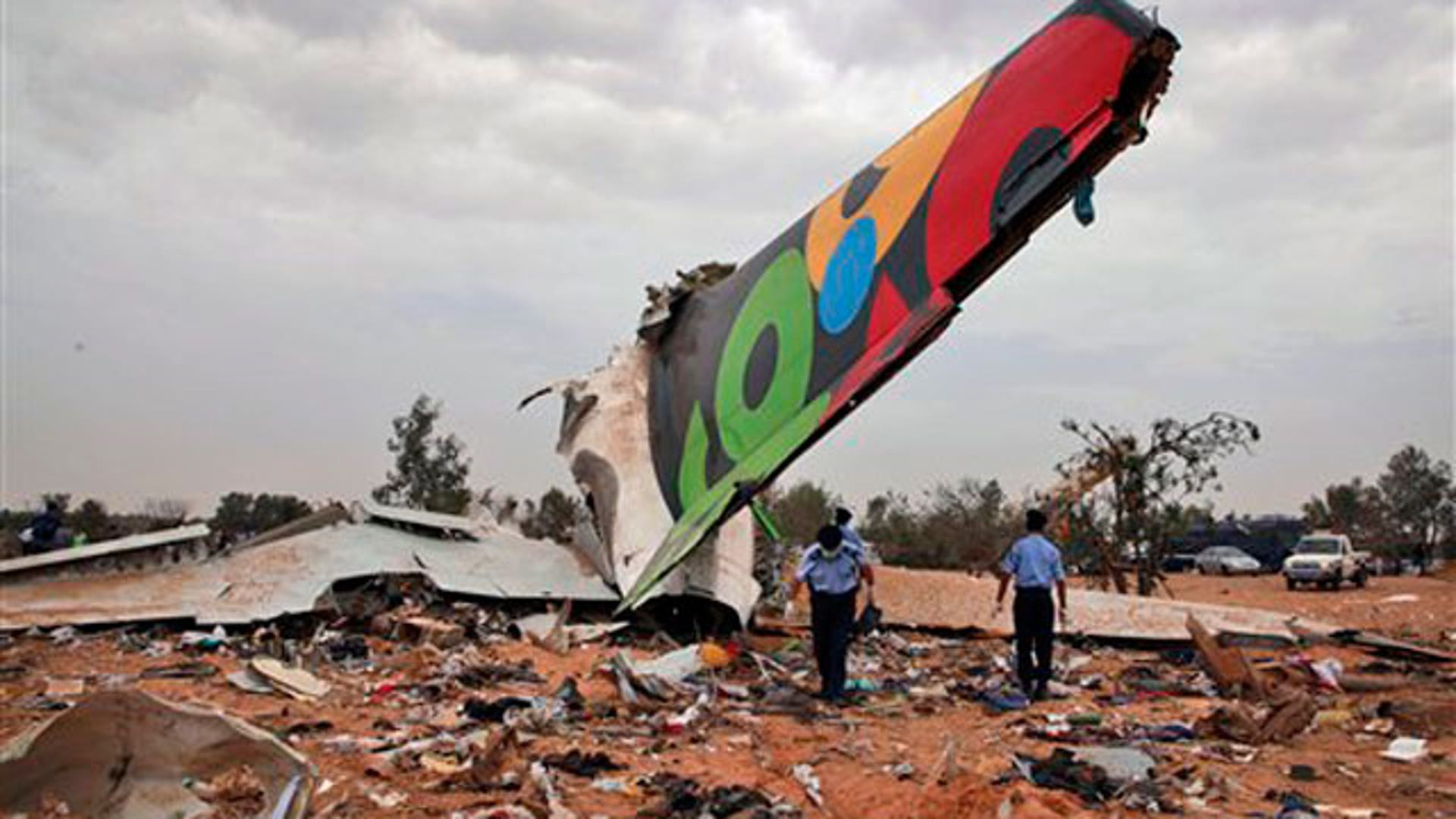 Tripoli Crash Debris