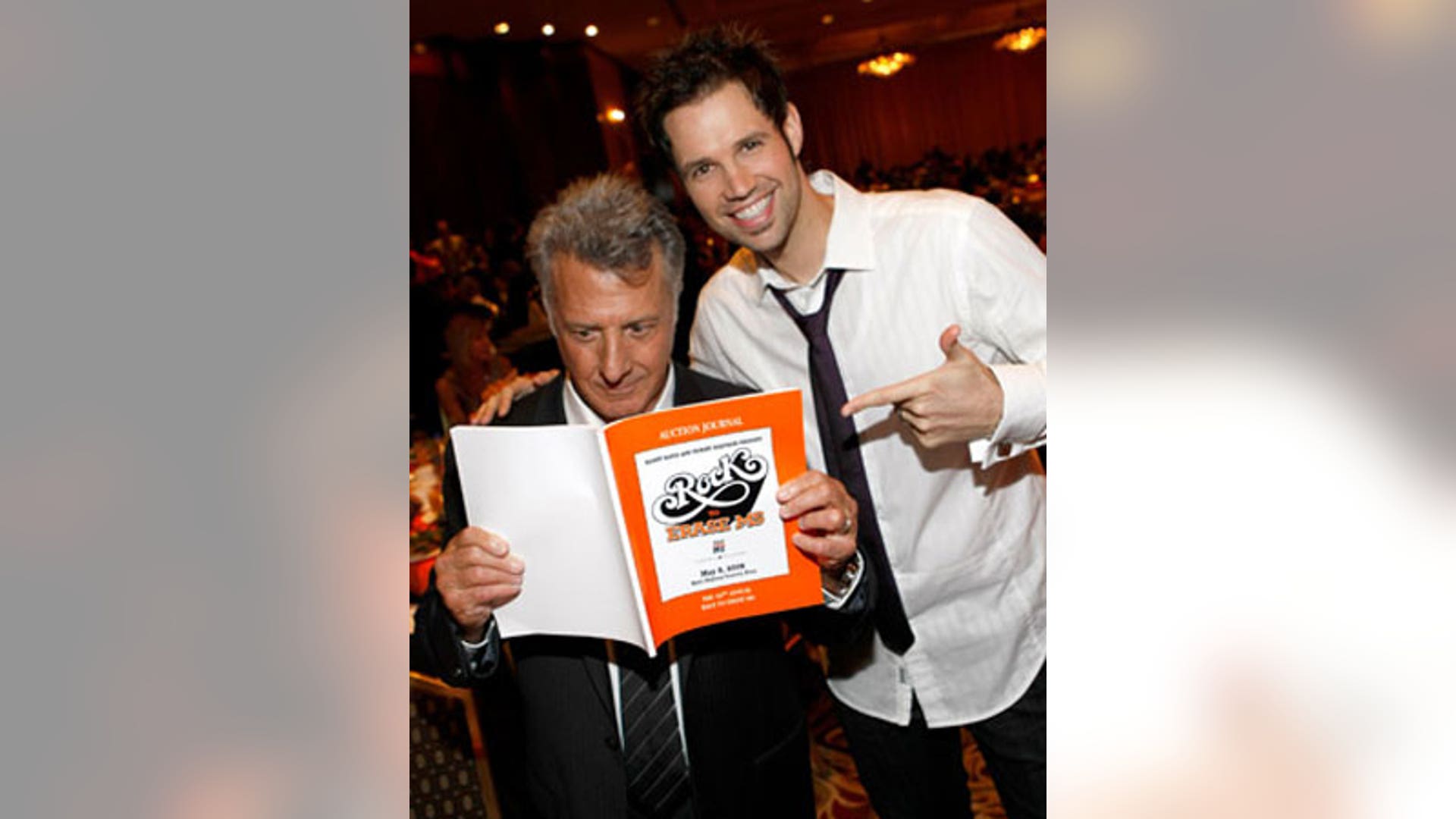 Dustin Hoffman and David Osmond