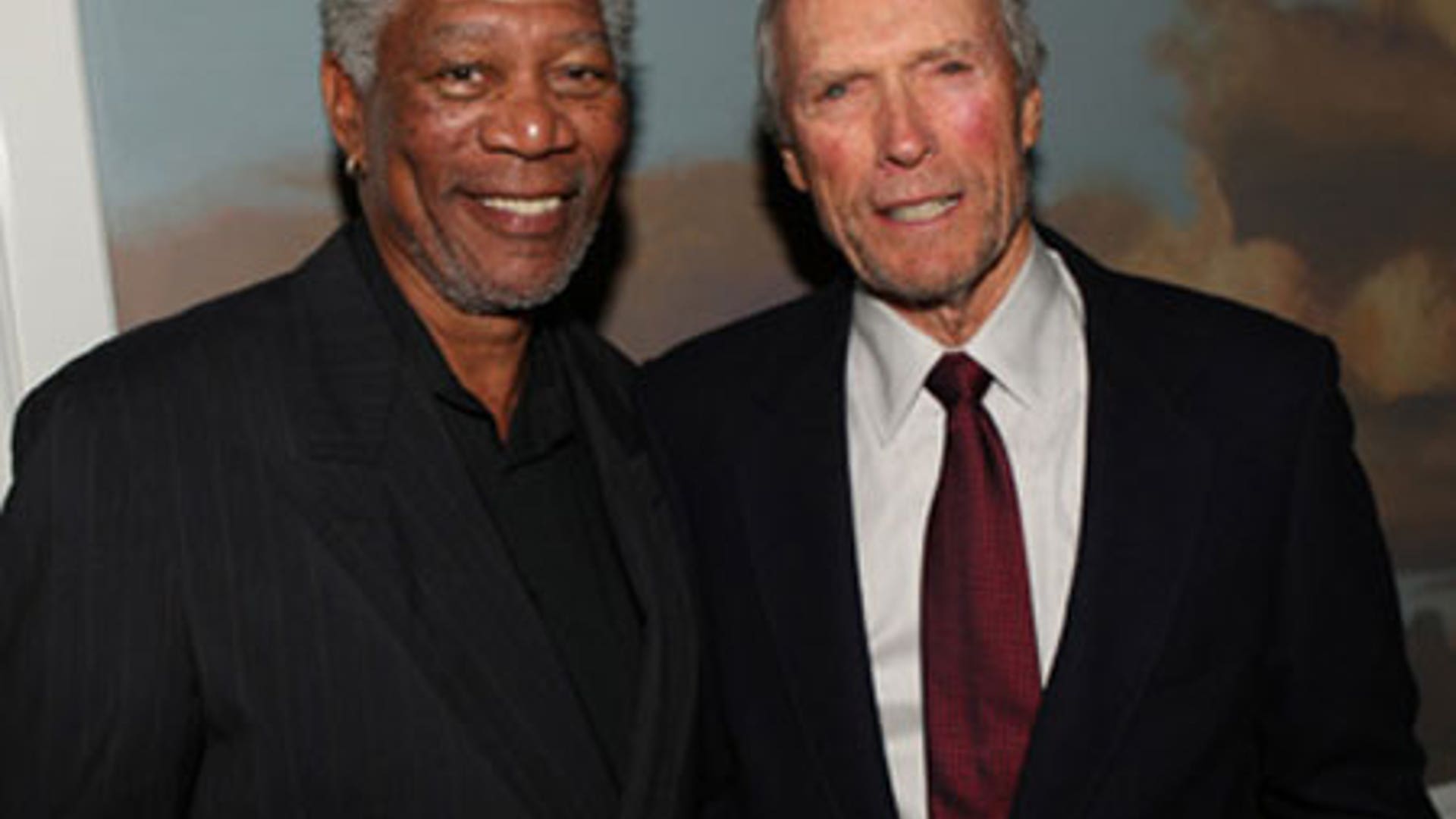 Clint Eastwood and Morgan Freeman
