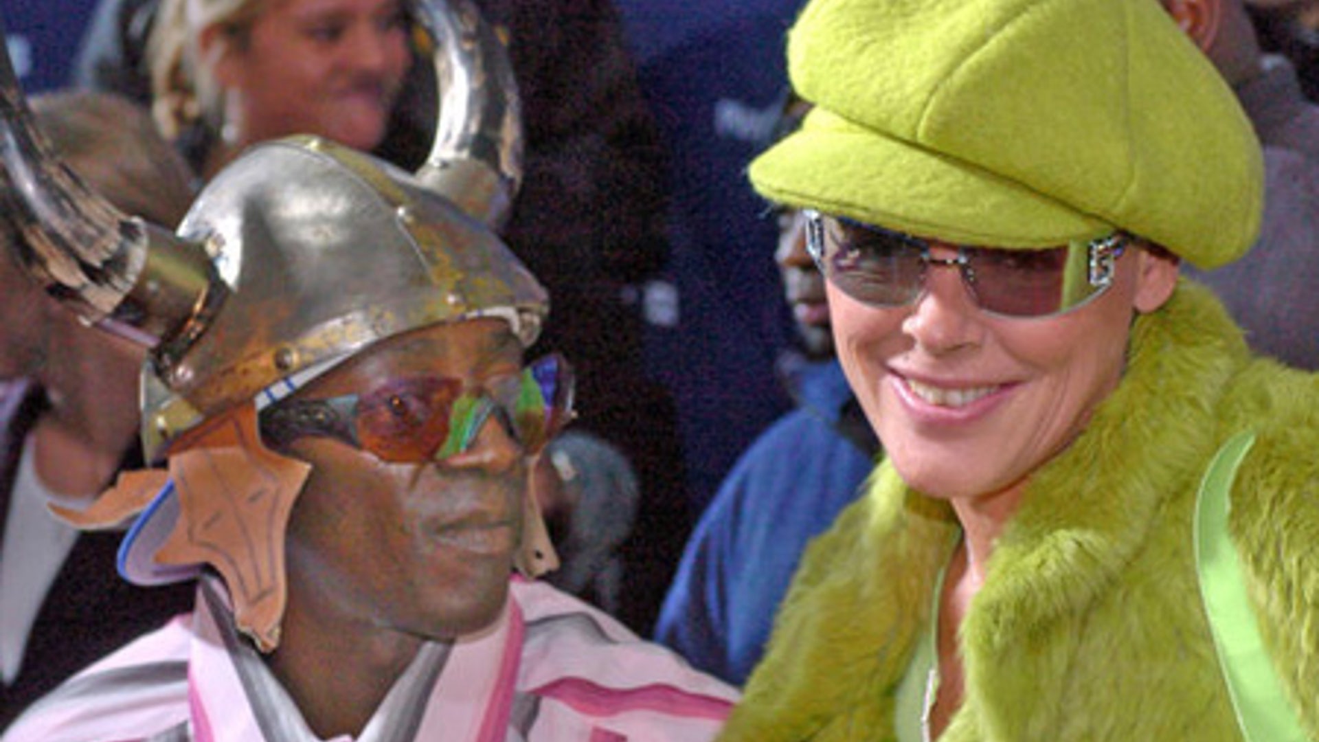 Flavor Flav and Brigitte Nielsen