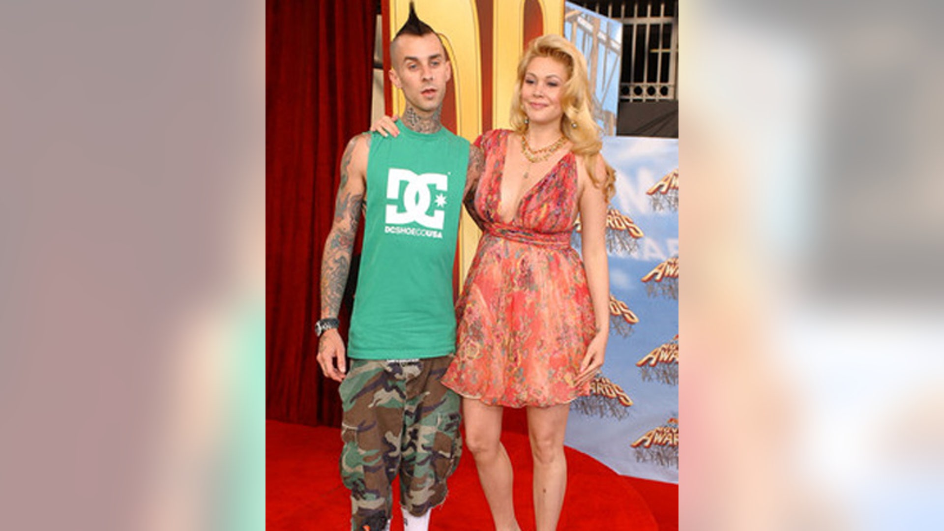 Travis Barker and Shanna Moakler