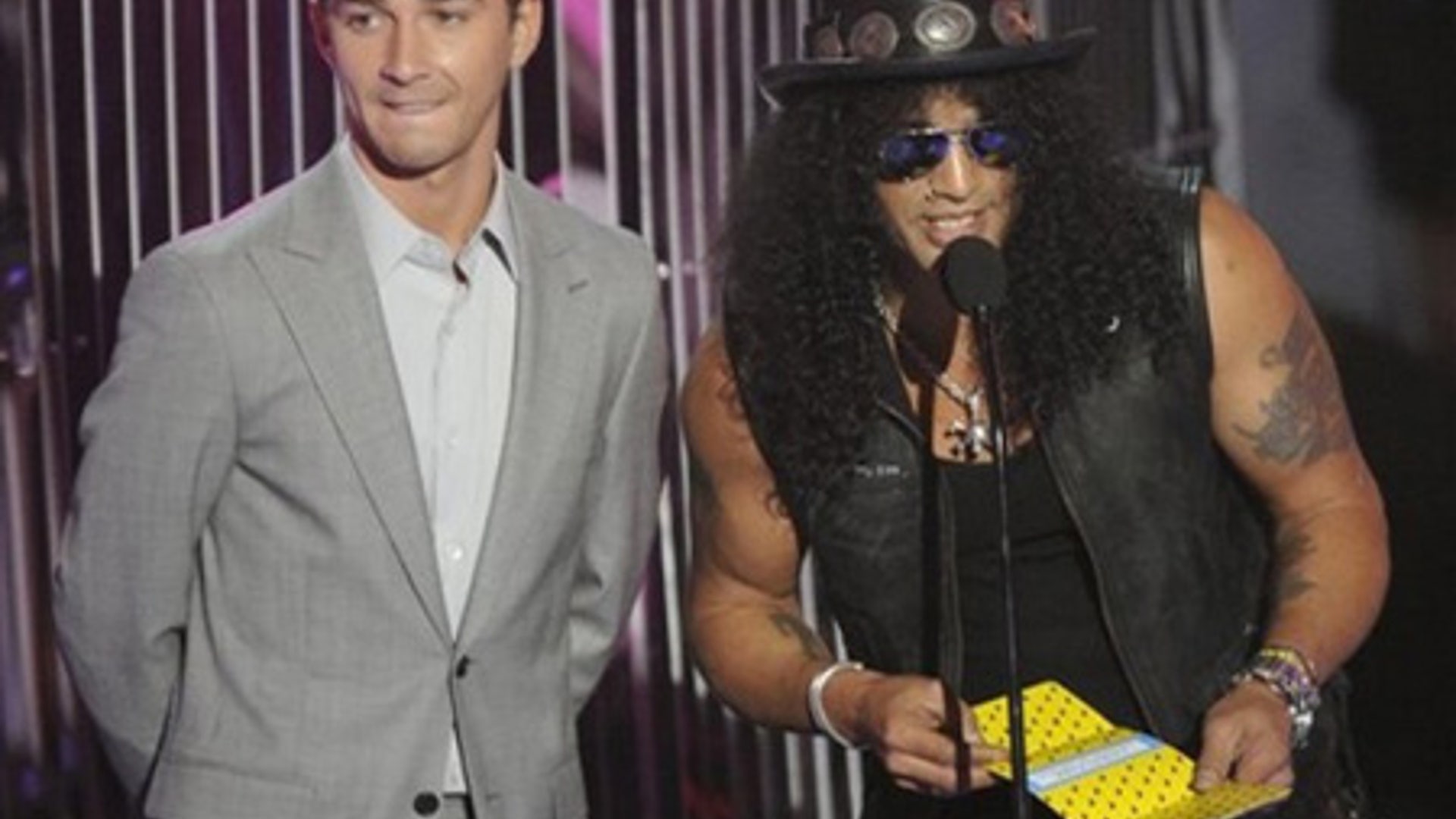 Shia LaBeouf and Slash