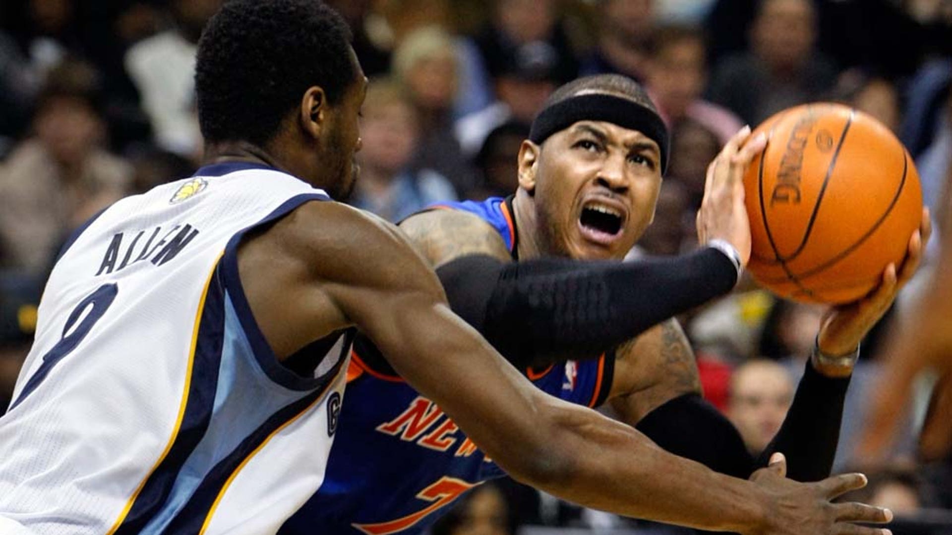 Carmelo Anthony Knicks Grizzlies