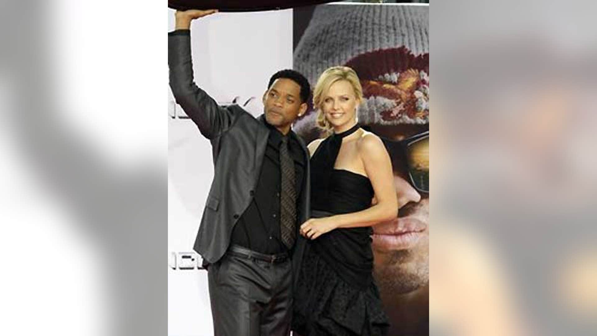 Charlize Theron and Will Smith