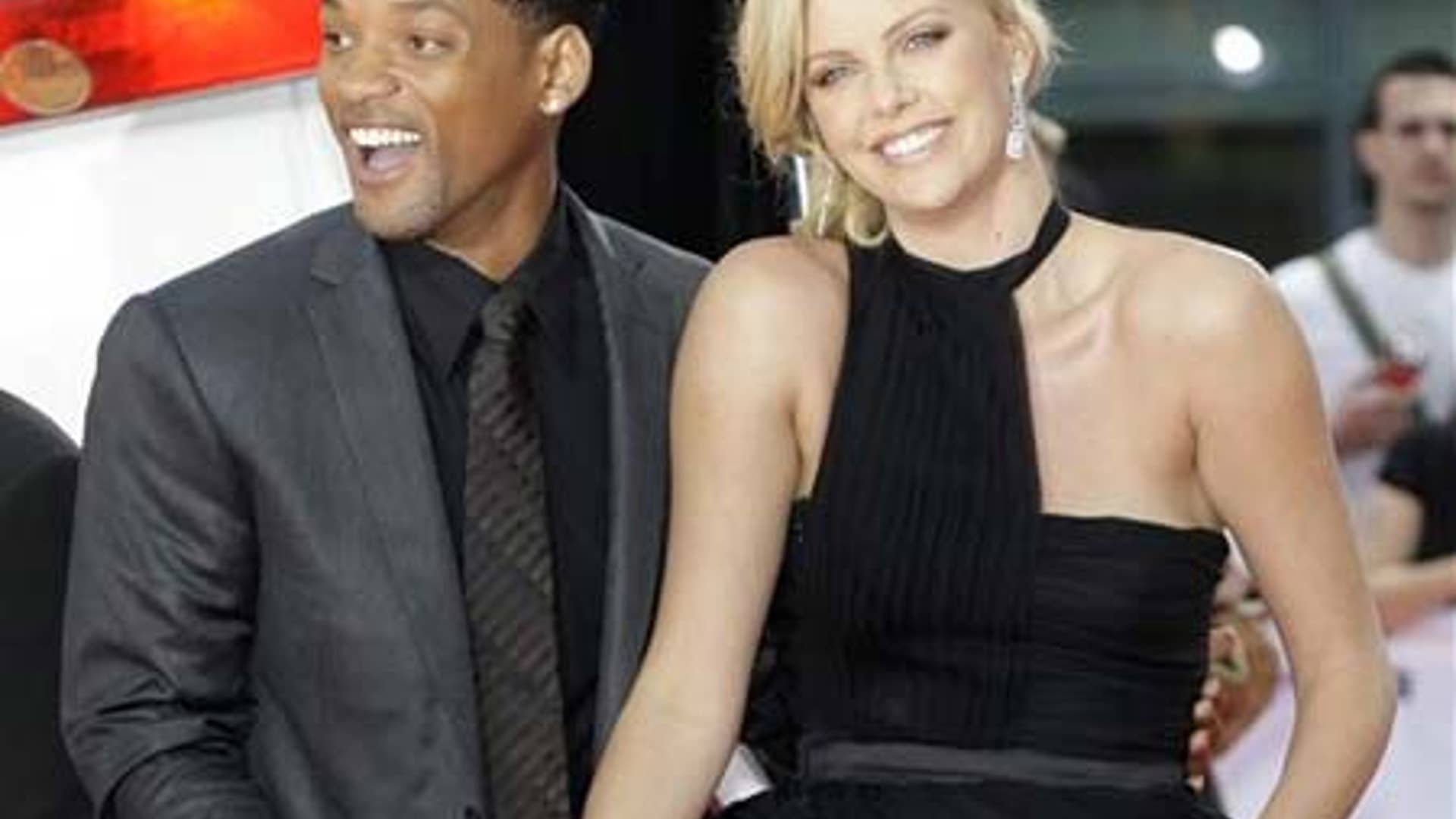 Charlize Theron and Will Smith