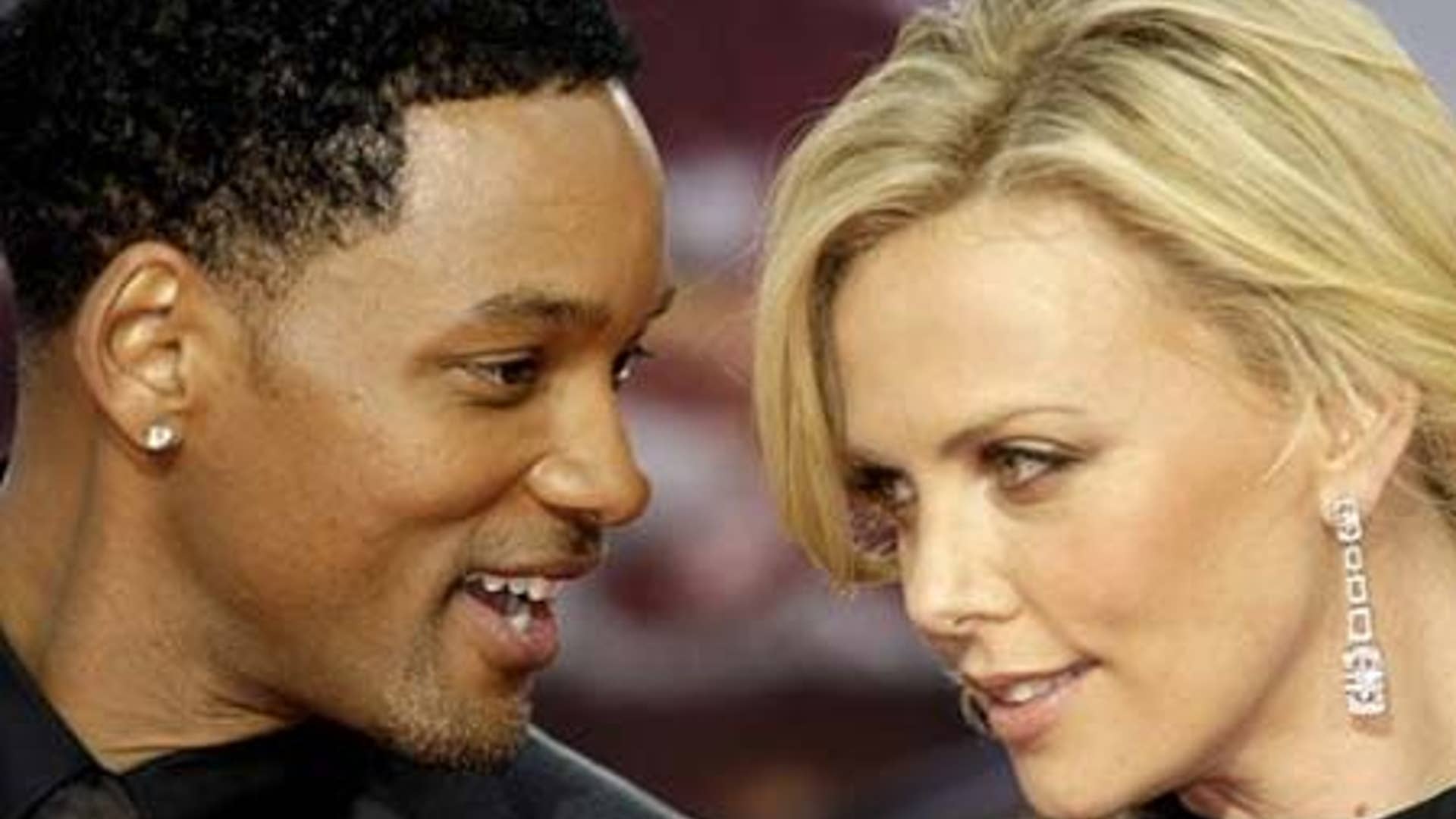 Charlize Theron and Will Smith