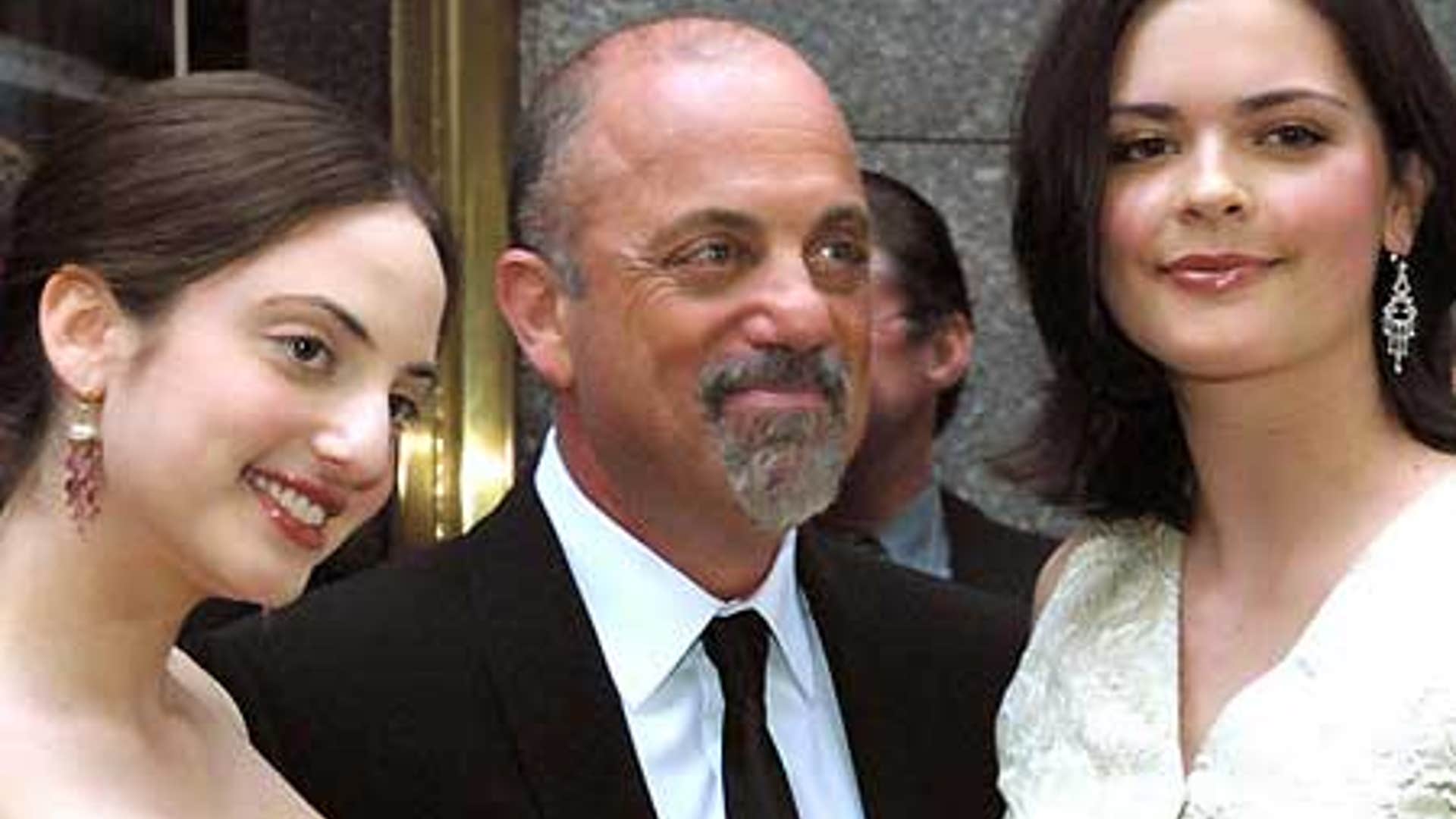 Billy Joel, Alexa Ray Joel, and Katie Lee