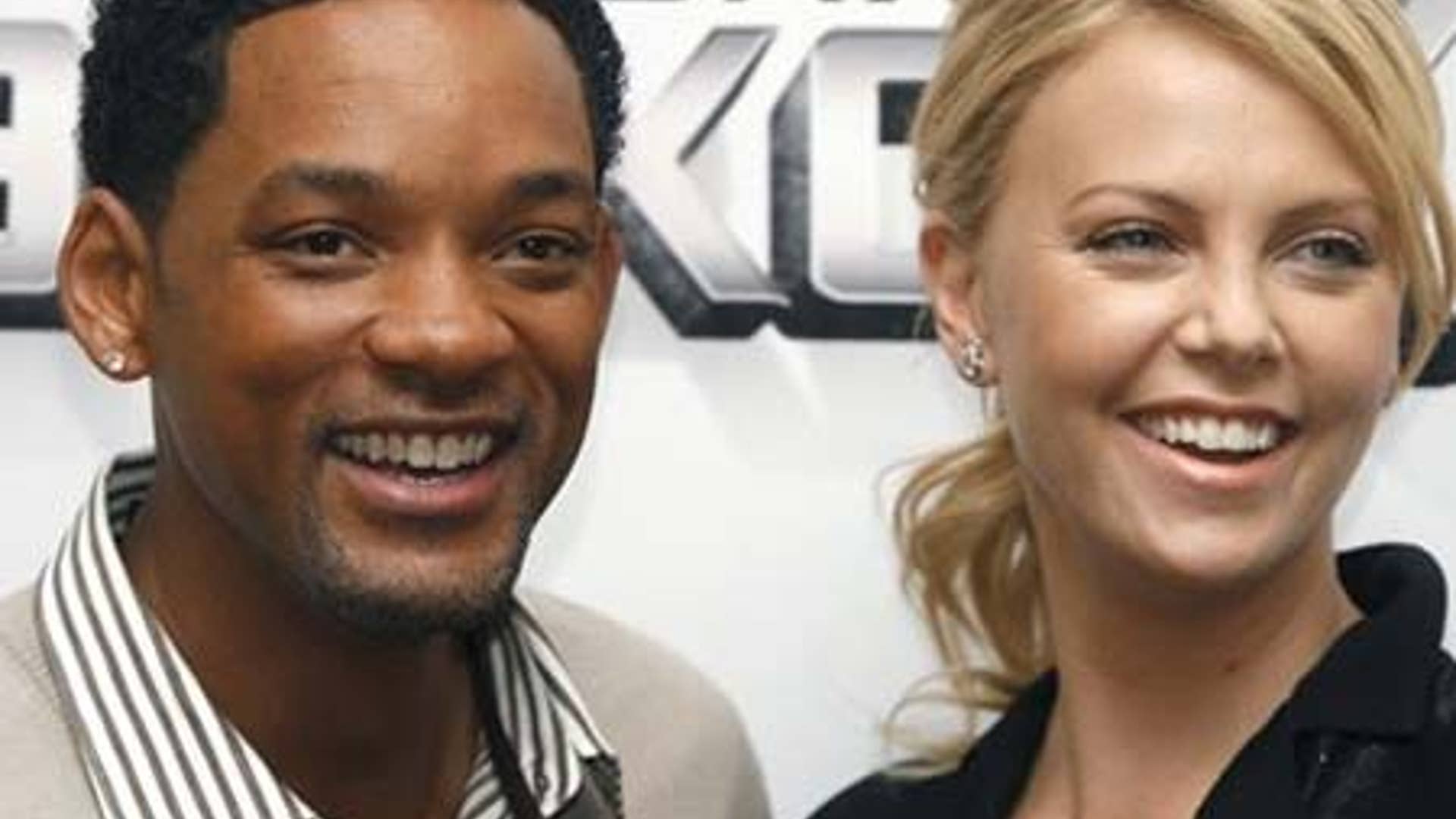 Charlize Theron and Will Smith