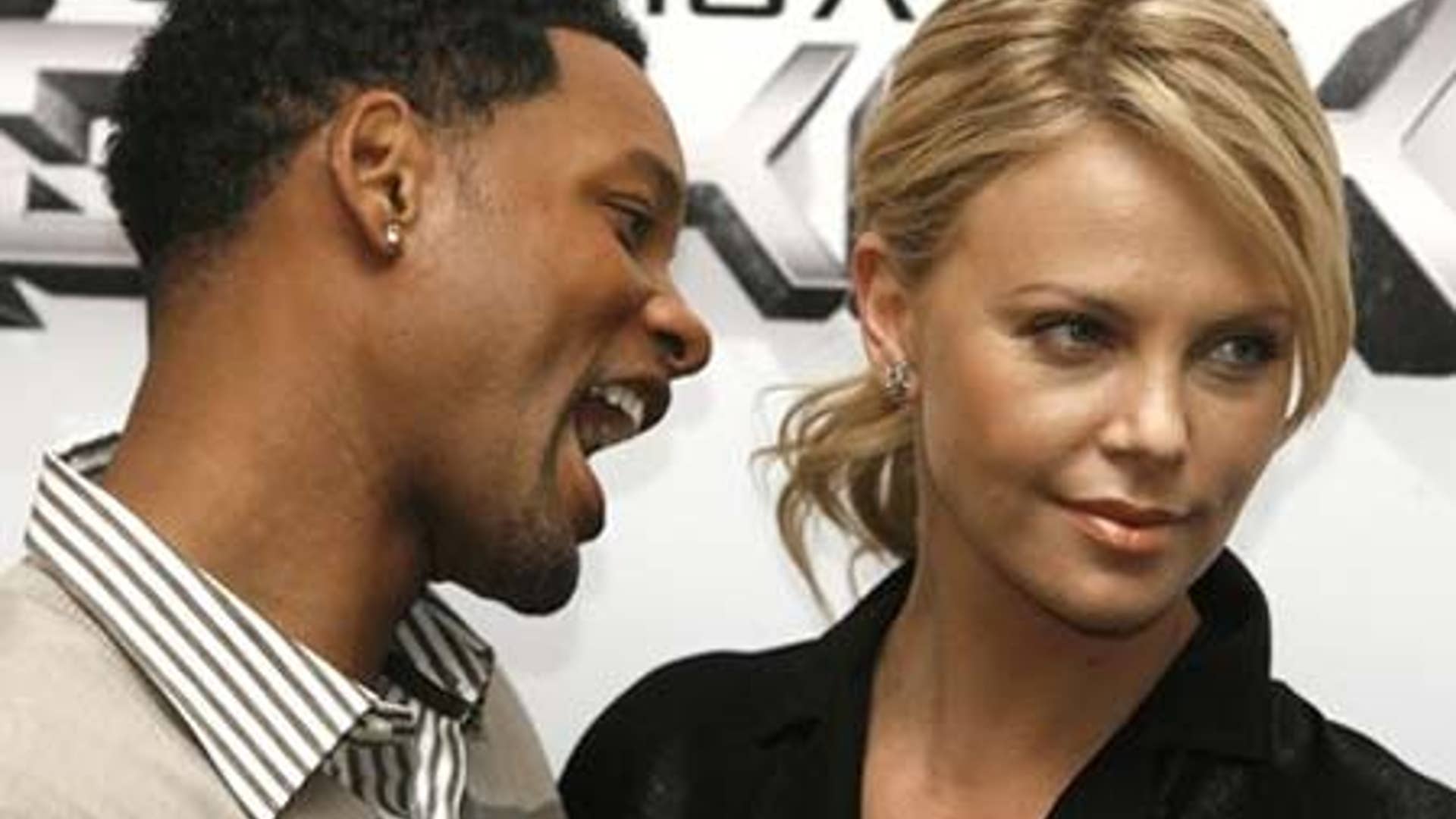 Charlize Theron and Will Smith
