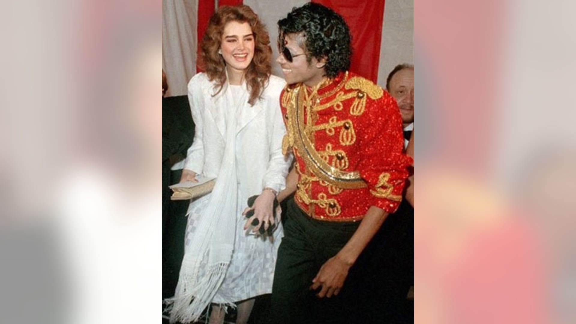 Brooke Shields and Michael Jackson