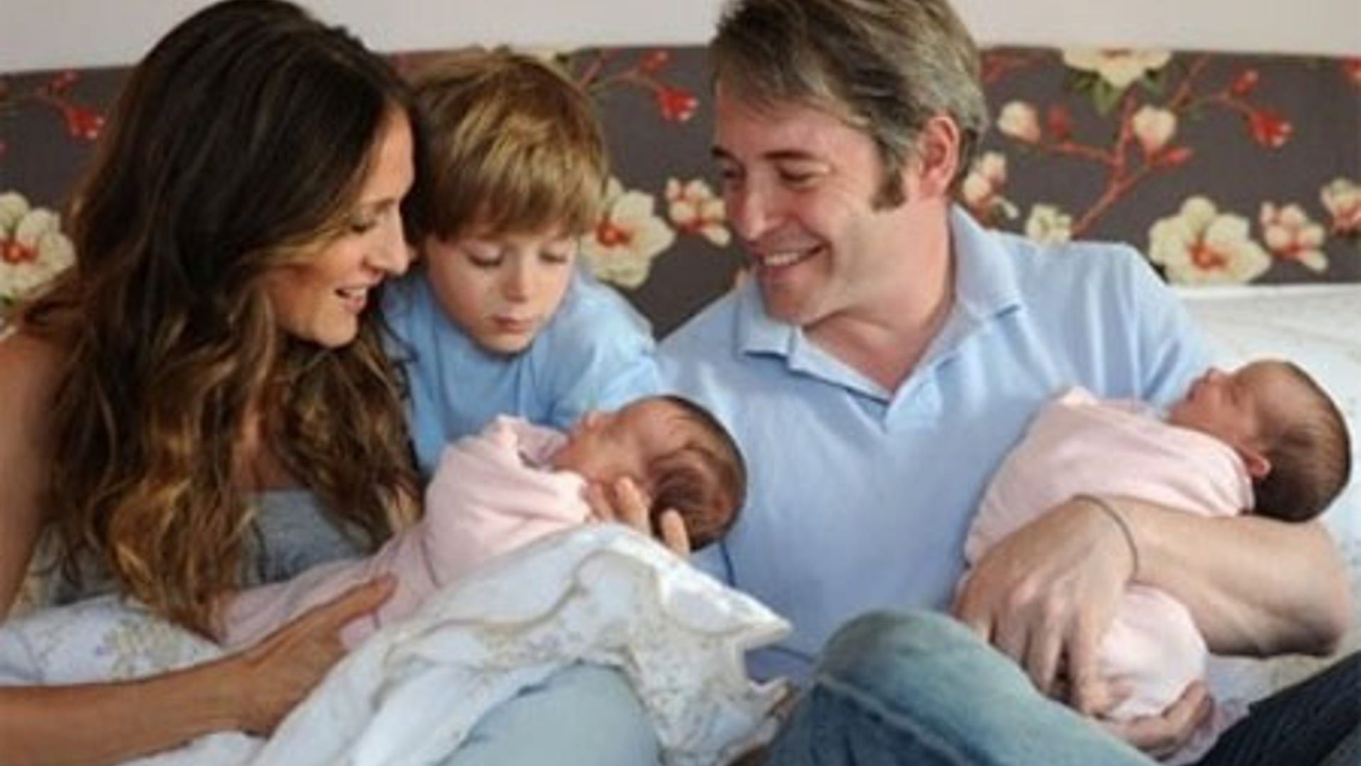 Sarah Jessica Parker, Matthew Broderick, and son James Wilkie