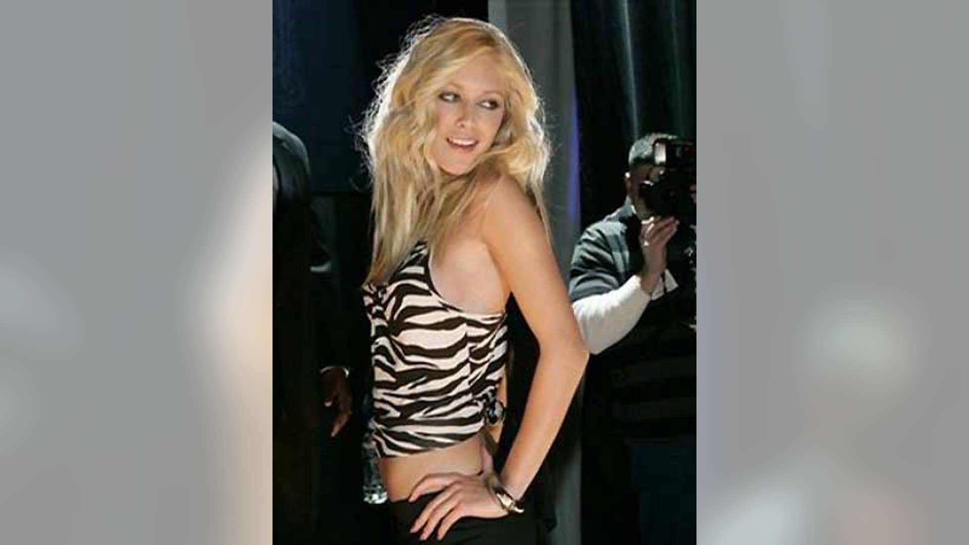 April 11: Heidi Montag after her "Heidiwood for Anchor Blue" fashion show in Los Angeles.