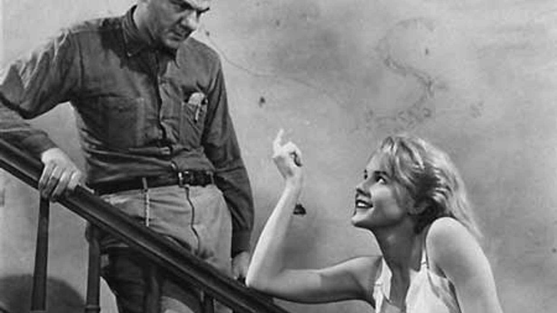 Karl Malden and Carroll Baker