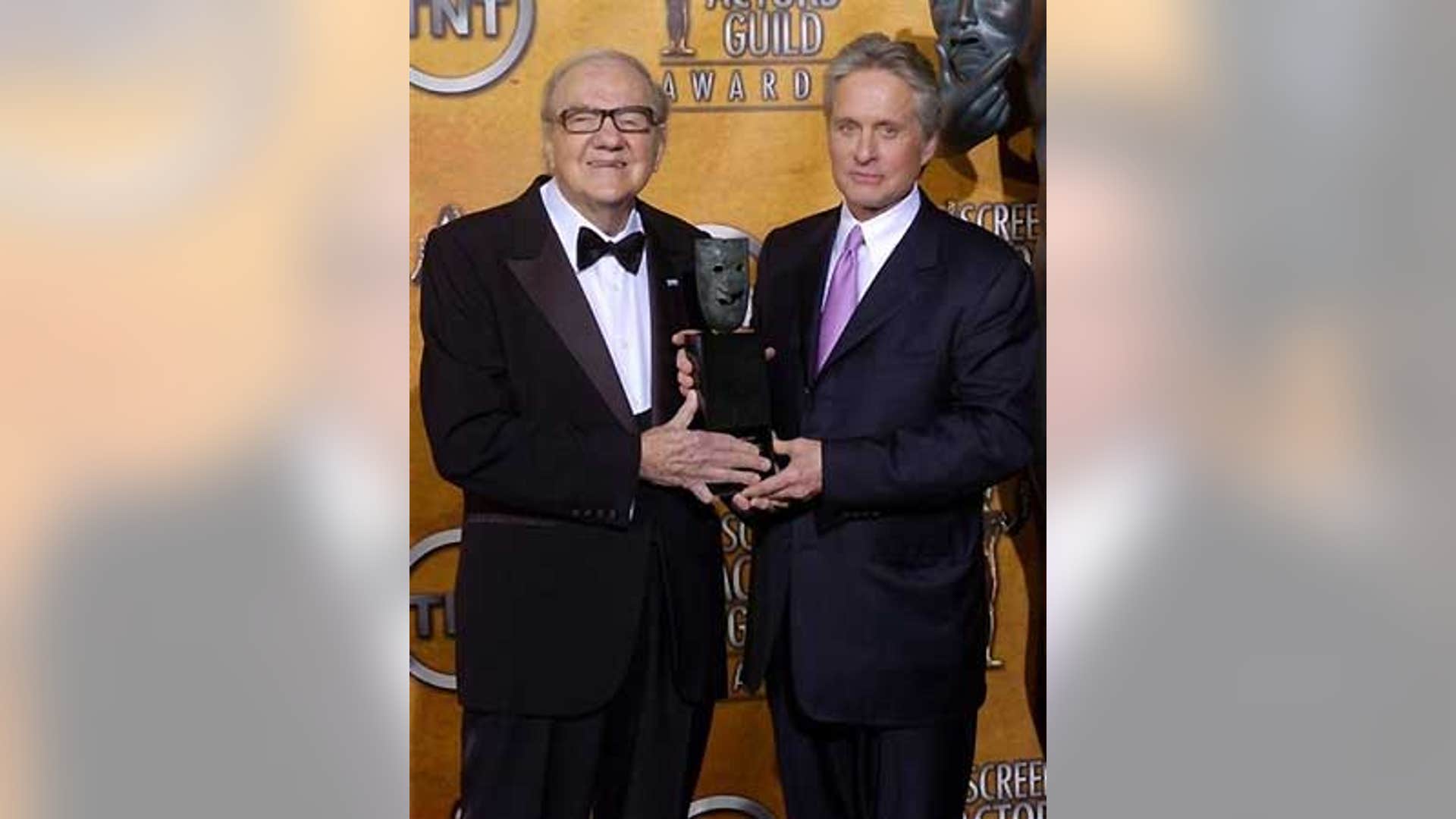 Karl Malden and Michael Douglas