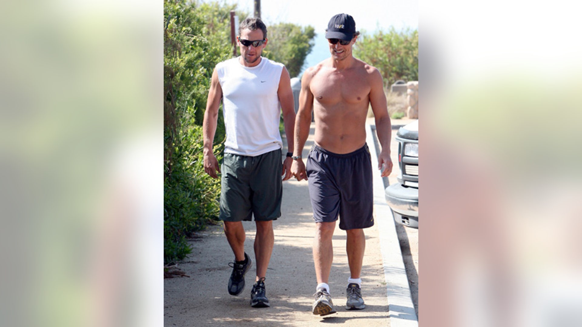 Lance Armstrong and Matthew McConaughey