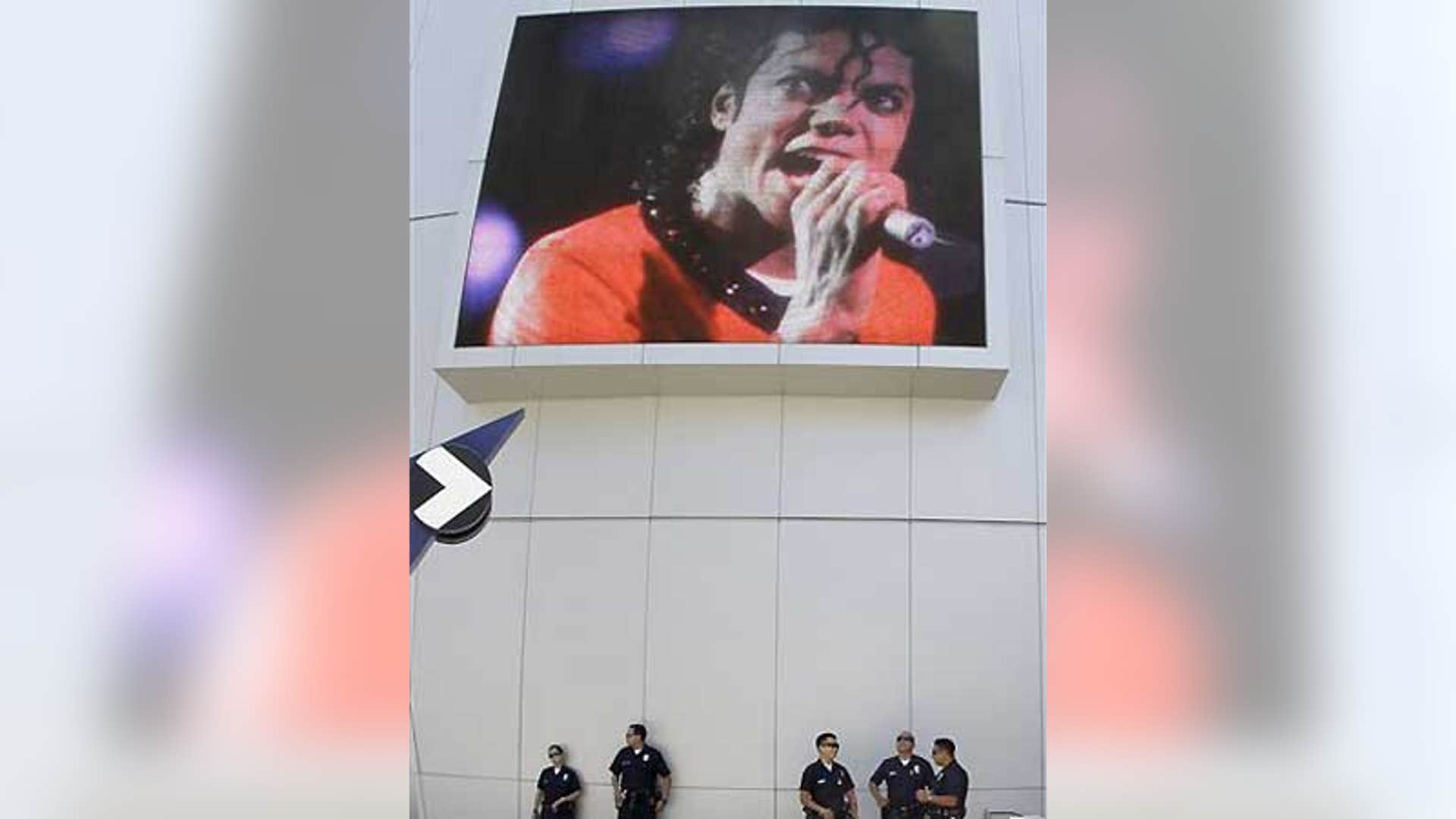 The crowd at the Staples Center