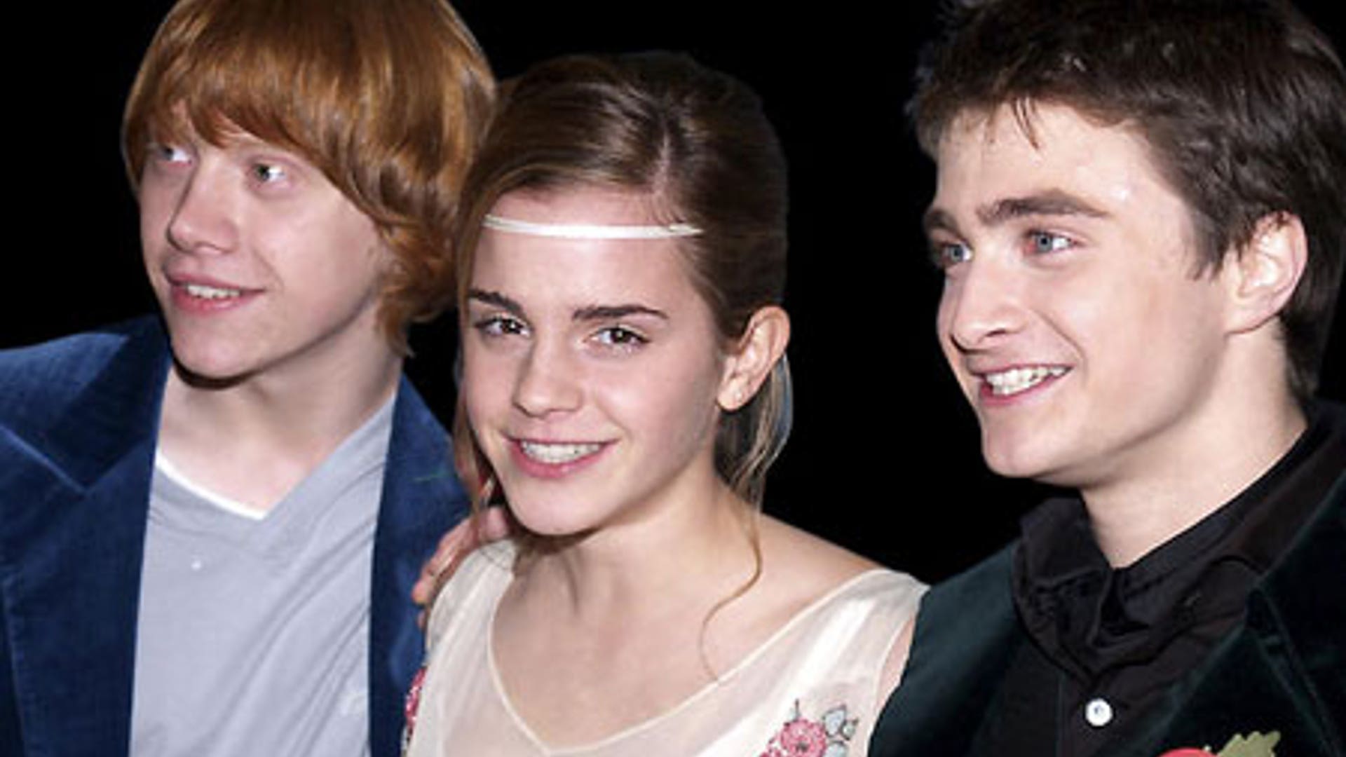 Emma Watson, Rupert Grint and Daniel Radcliffe