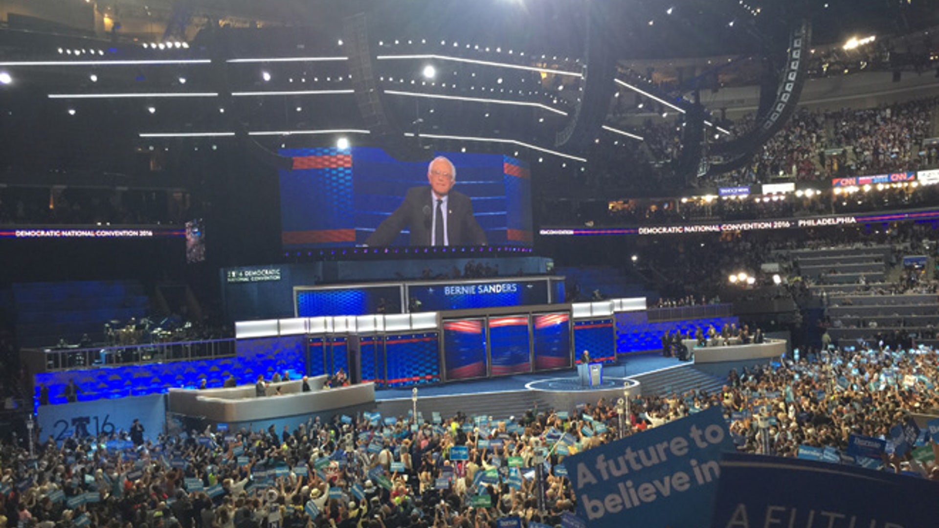Sanders at DNC
