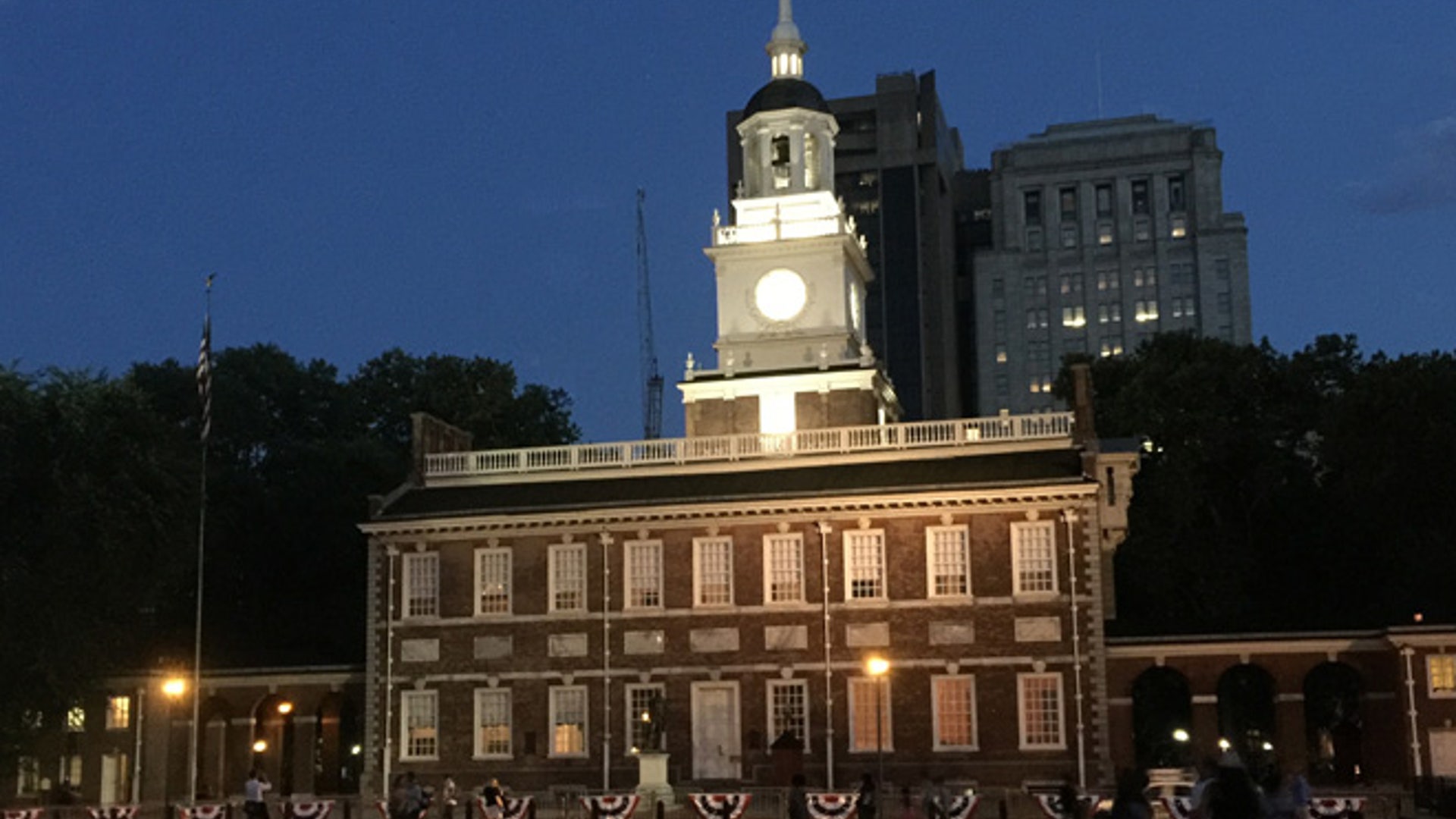 Independence Hall during DNC