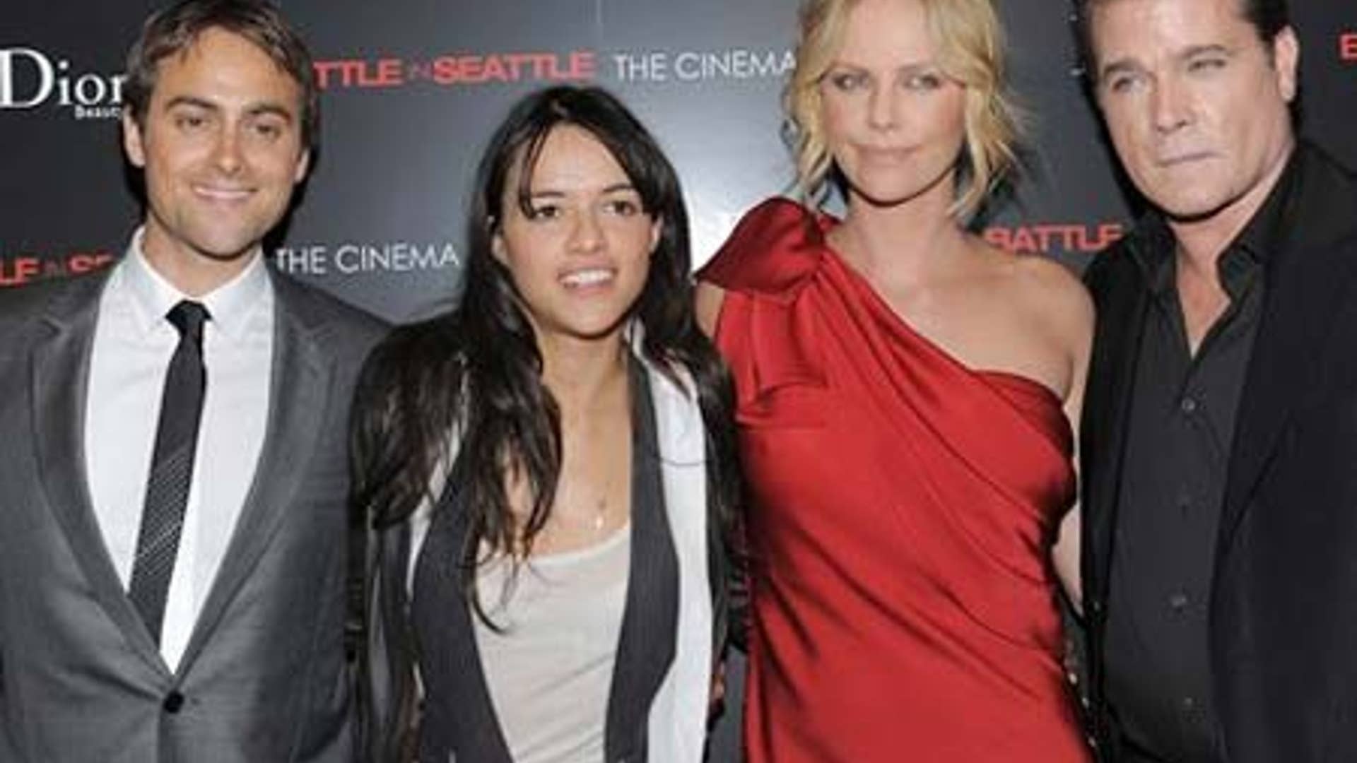 Director Stuart Townsend, Michelle Rodriguez, Charlize Theron and Ray Liotta