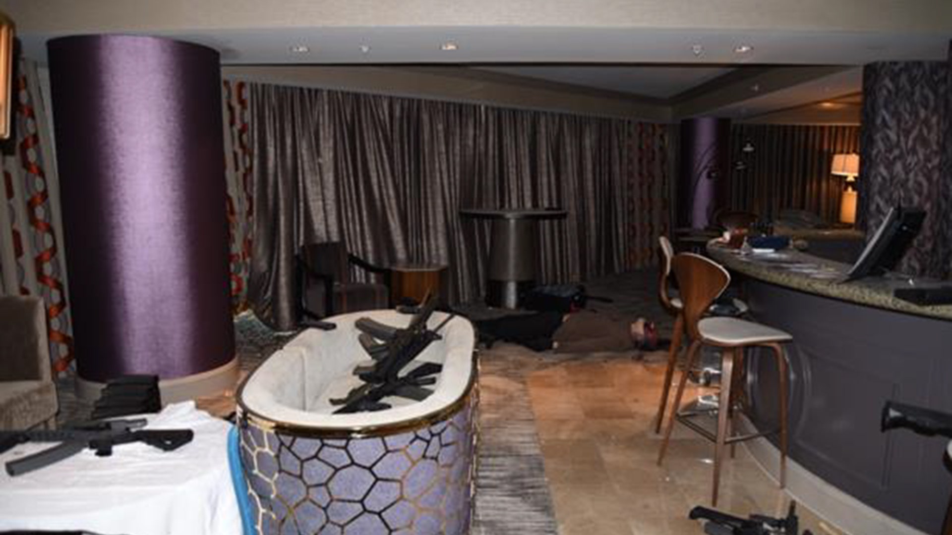 View from sitting area of the living room