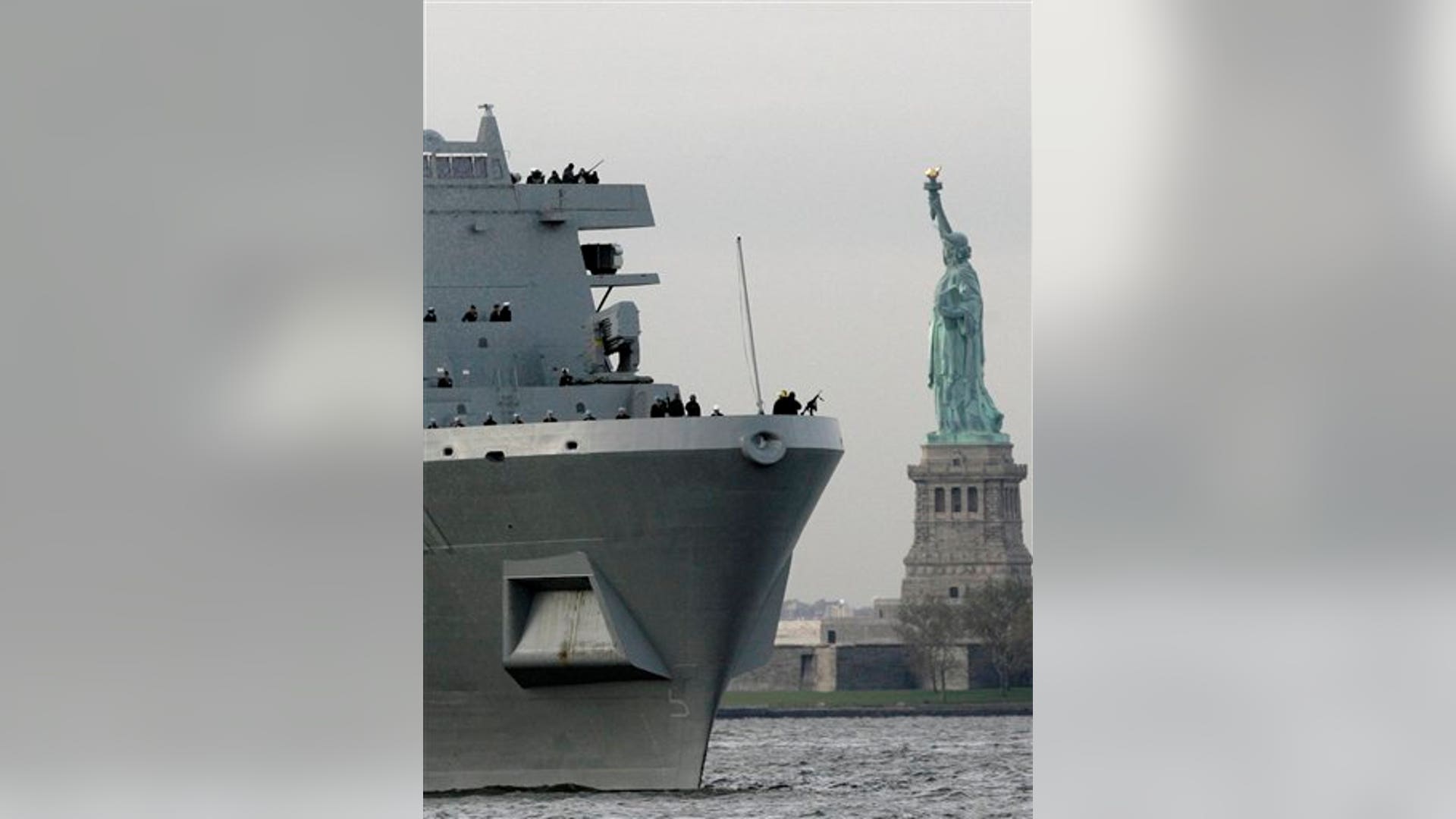 USS New York Arrives in Its Namesake City